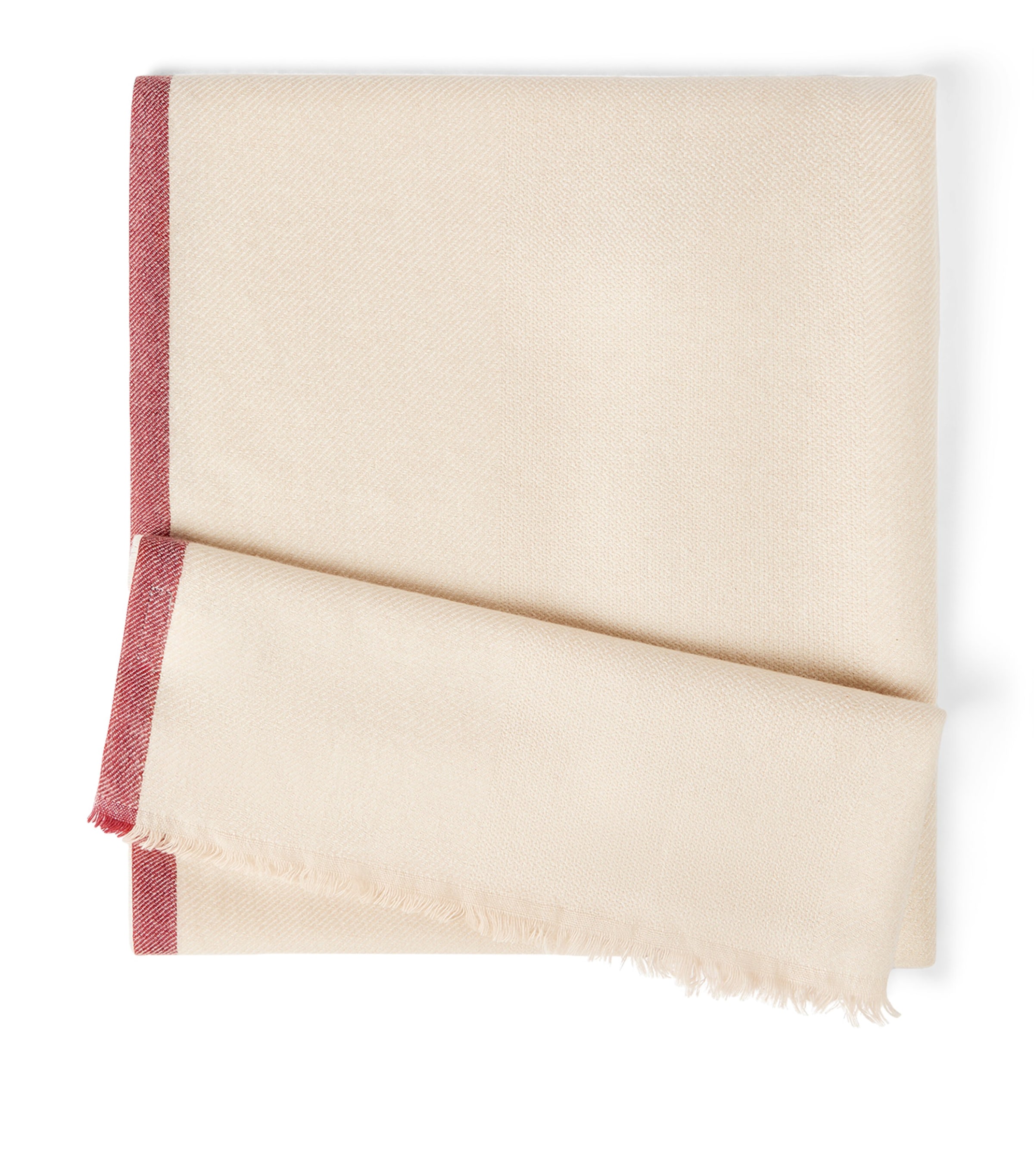 Brunello Cucinelli Cashmere Fringe-Trim Scarf