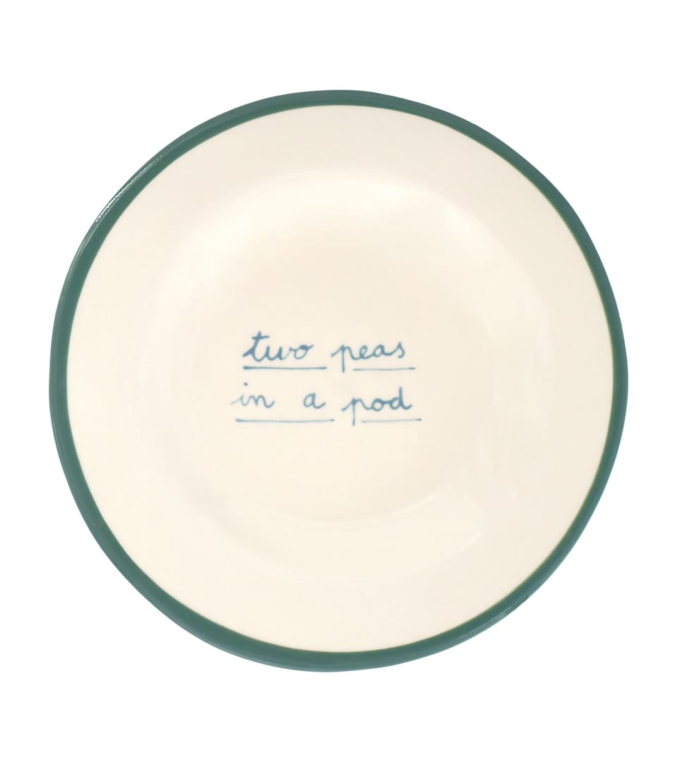 Two Peas in a Pod Dessert Plate (20cm)