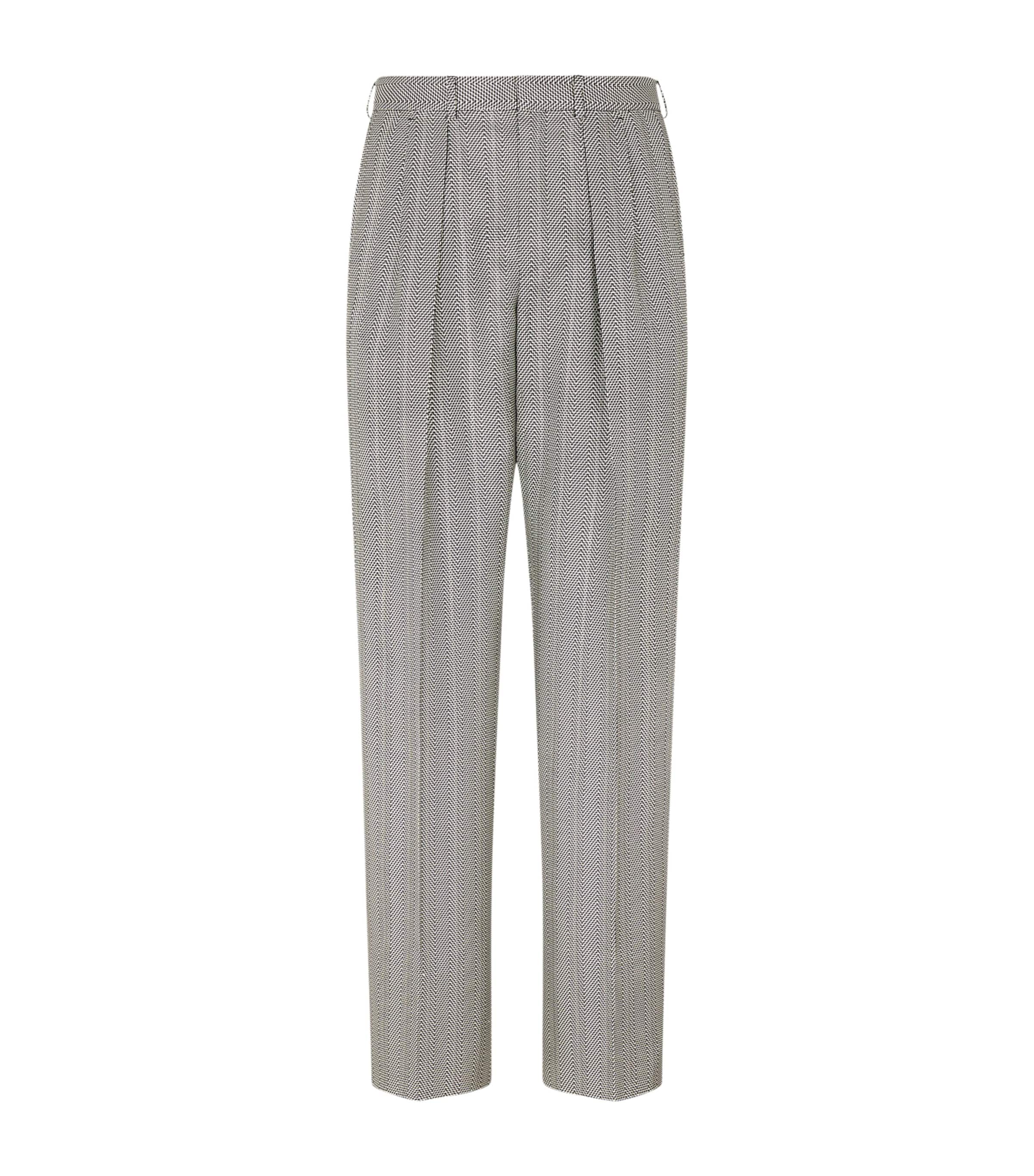 Silk Tailored Trousers