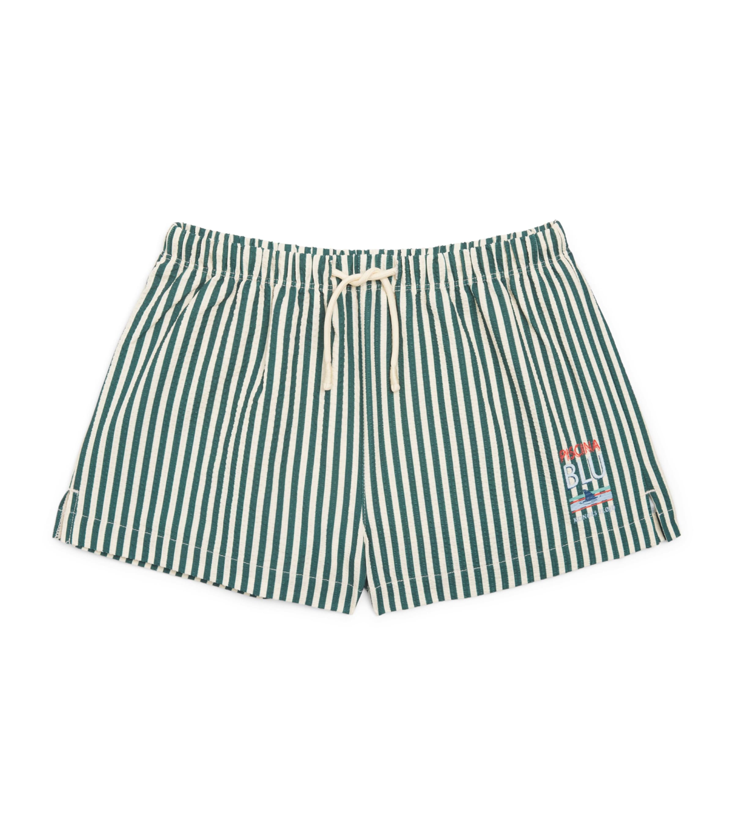 KONGES SLOJD Stripe Seer Asnou Swim Shorts (9 Months-10 Years) Sea