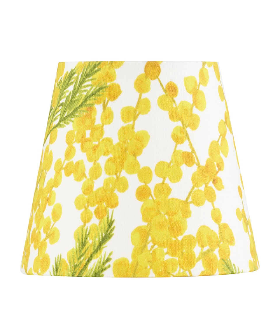 Linen Mimosa French Drum Lampshade (13cm)