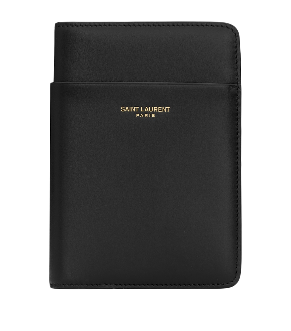 Leather Logo Passport Holder