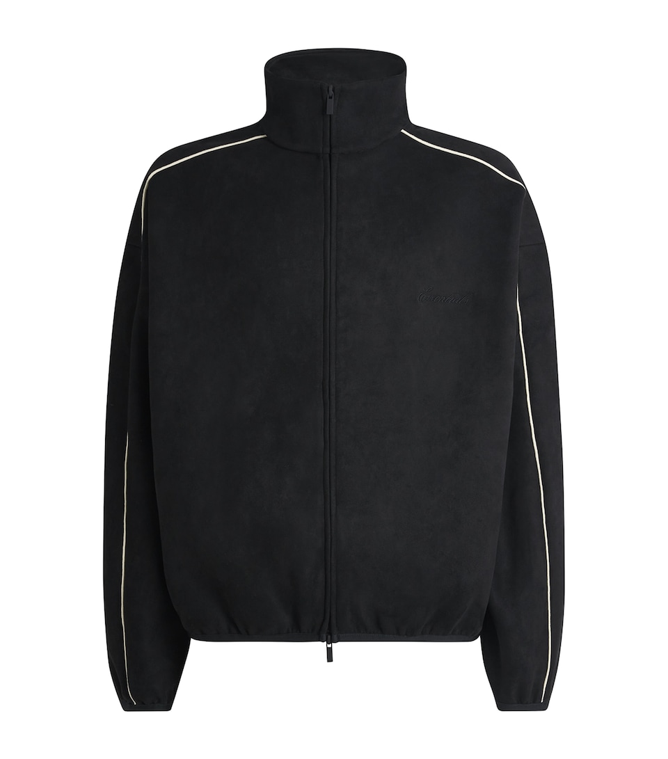 Piped-Trim Track Jacket