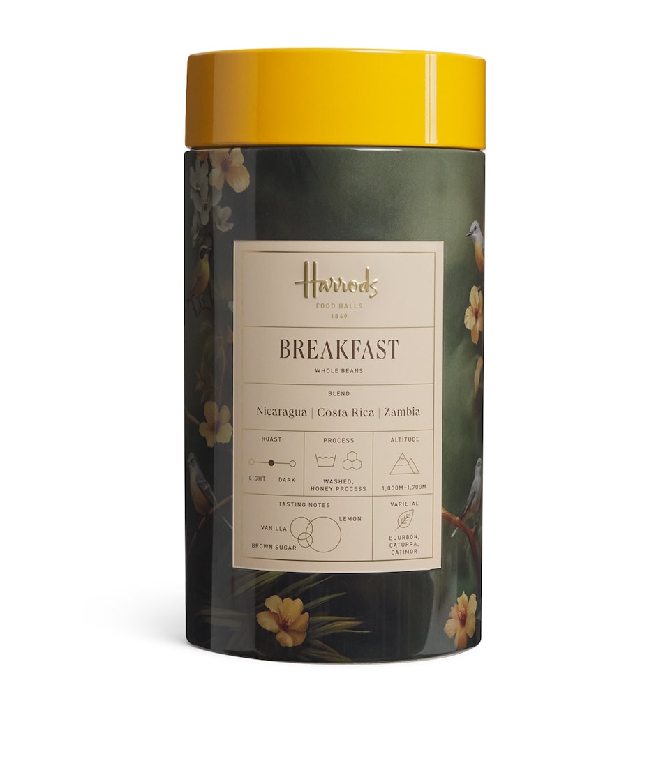 Harrods Breakfast Blend Coffee Beans Tin (250g)
