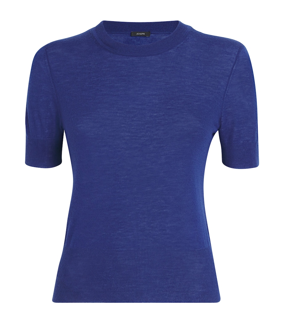 Cashmere Short-Sleeve Top