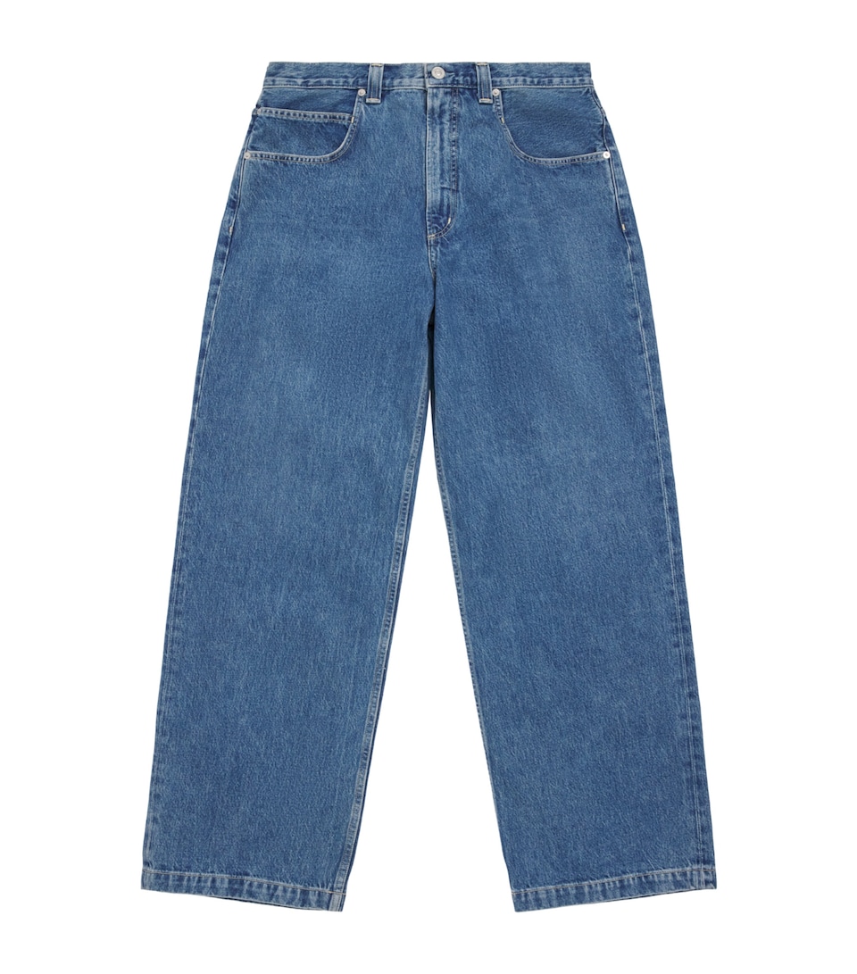 AGOLDE Mens Wide-Leg Grover Jeans Brigade
