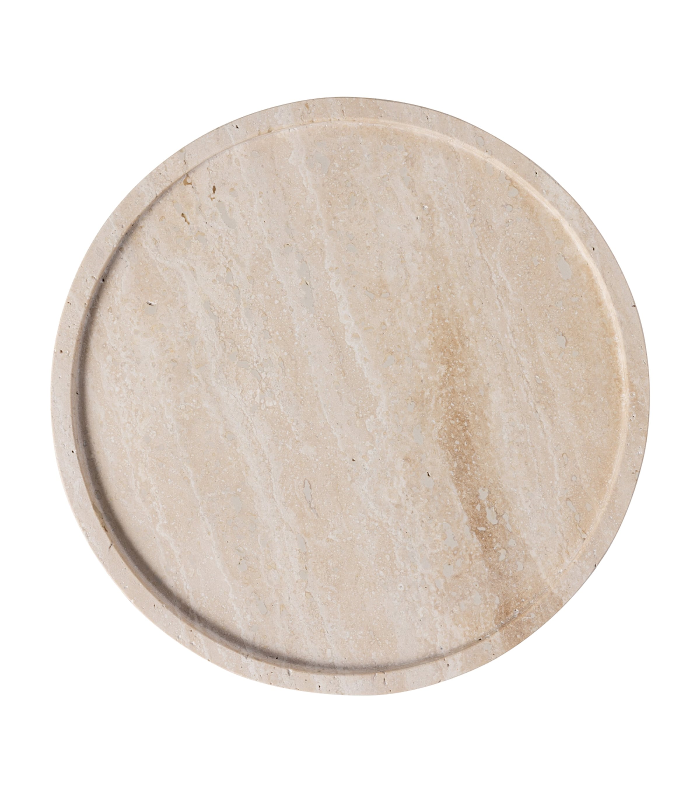Earthenware Manufacture Travertine Serving Platter (24.5cm)