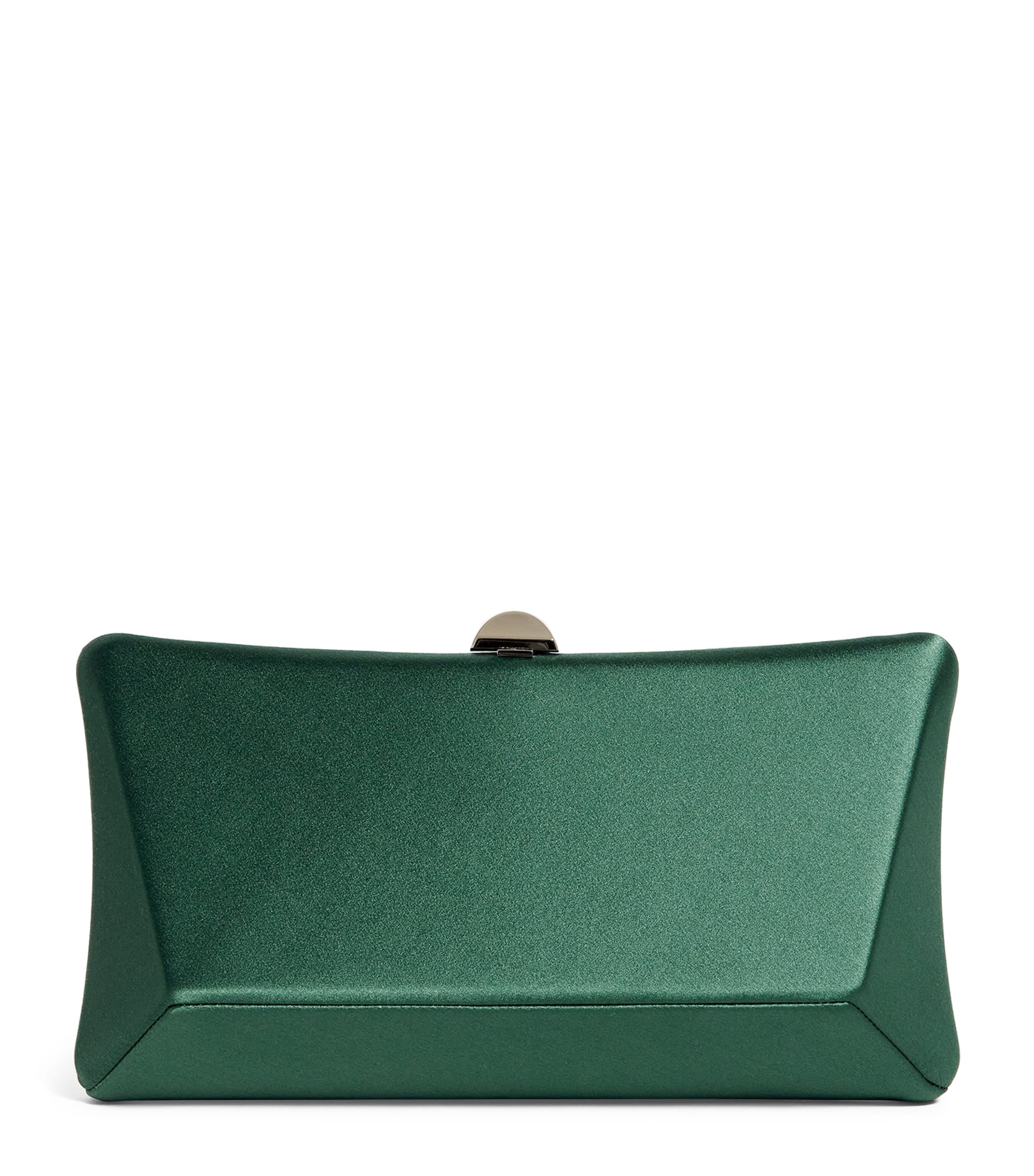 Satin Lally Clutch Bag