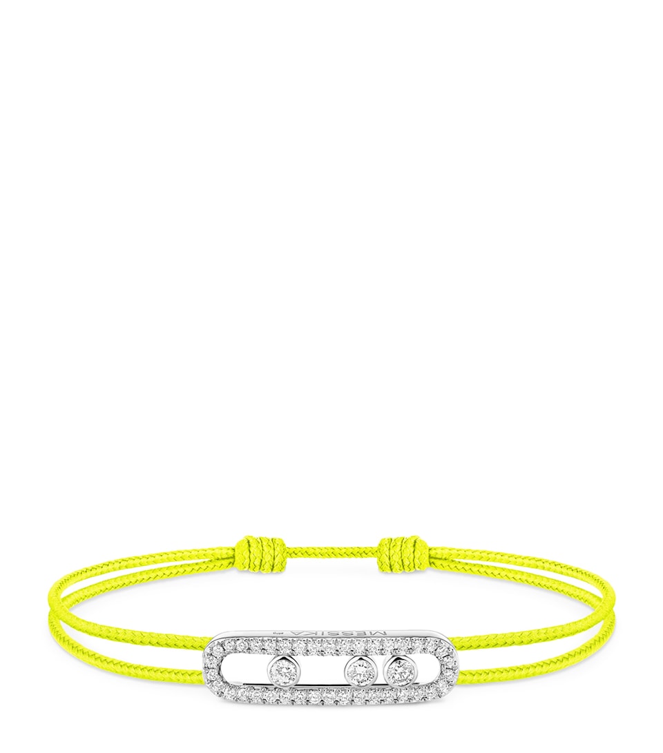 Messika Messika Care(s) White Gold and Diamond Pavé Bracelet (0.26ct) White Gold