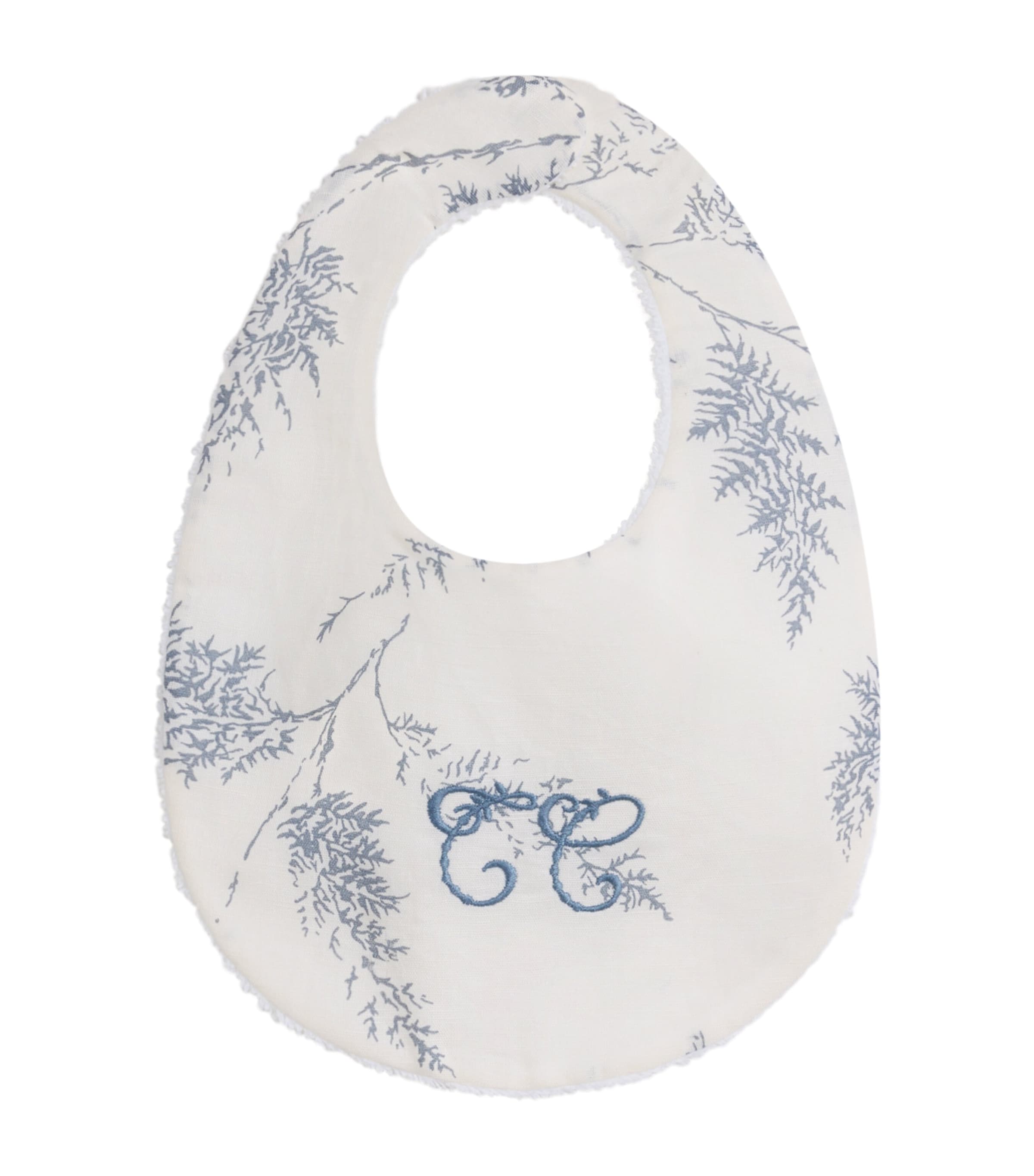 Cotton-Linen Embroidered Bib