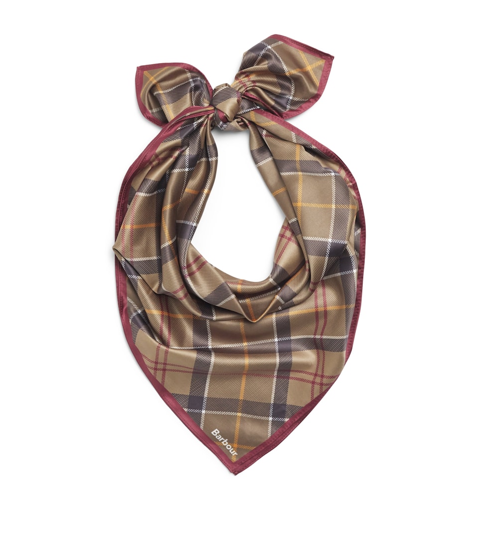 Barbour Kinsale Tartan Scarf Muted Tartan