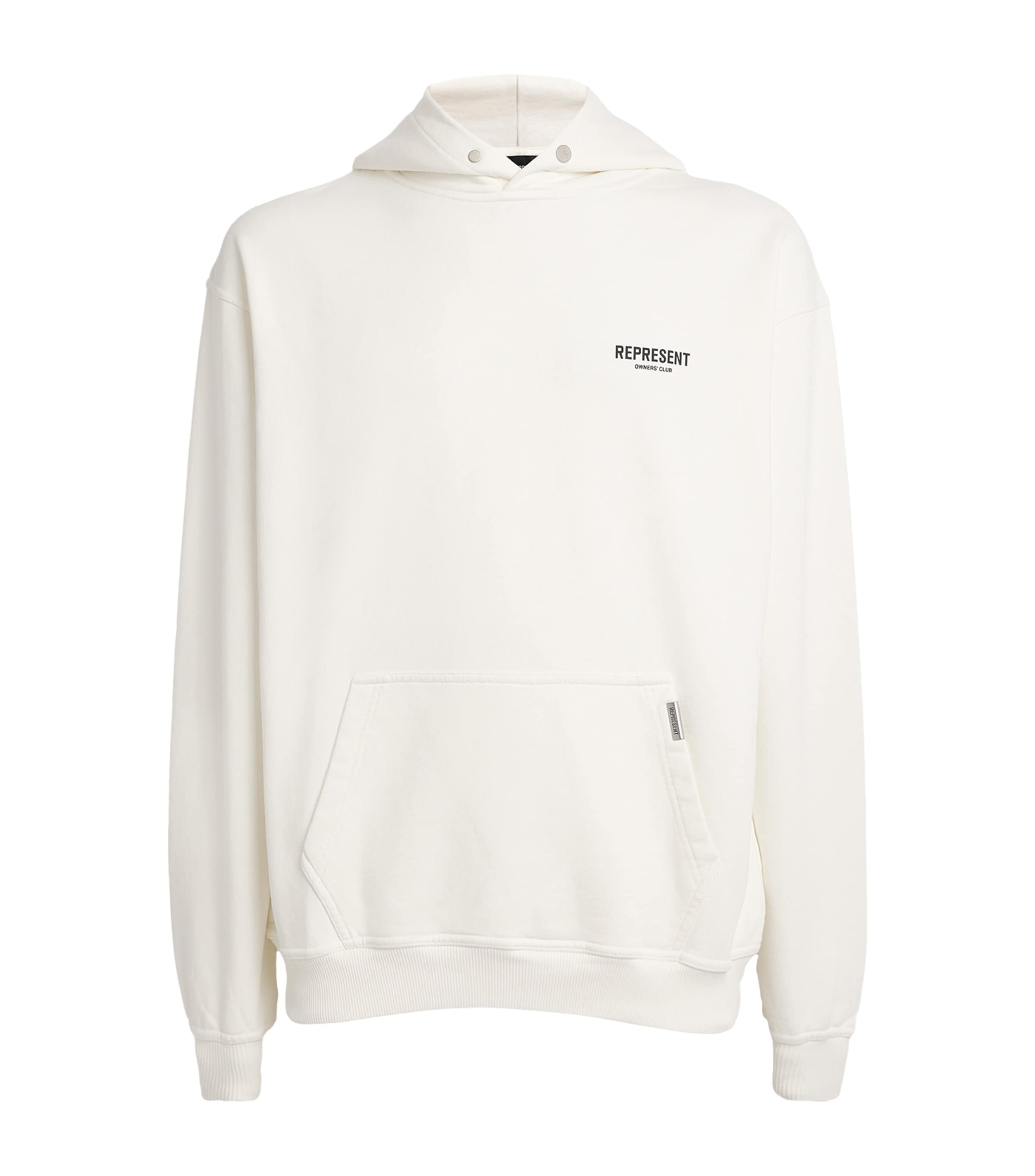 Represent Mens Owners Club Hoodie Flat White