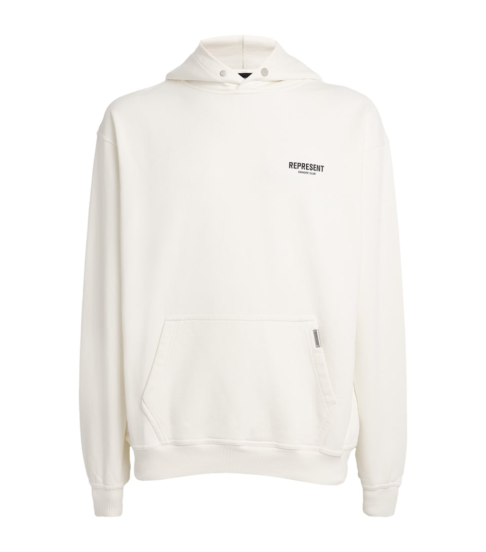 Represent Mens Owners Club Hoodie Flat White