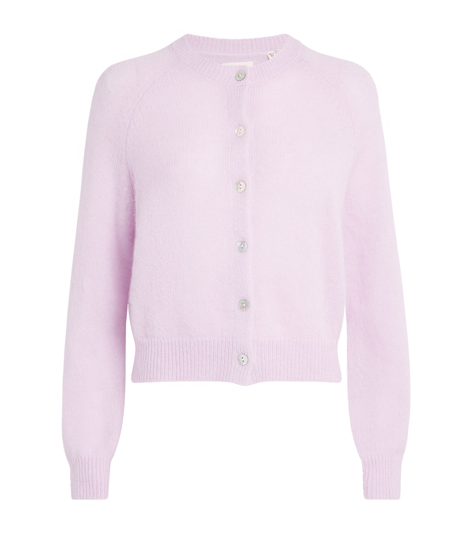 DÔEN Womens Knit Petra Cardigan Violet Thistle