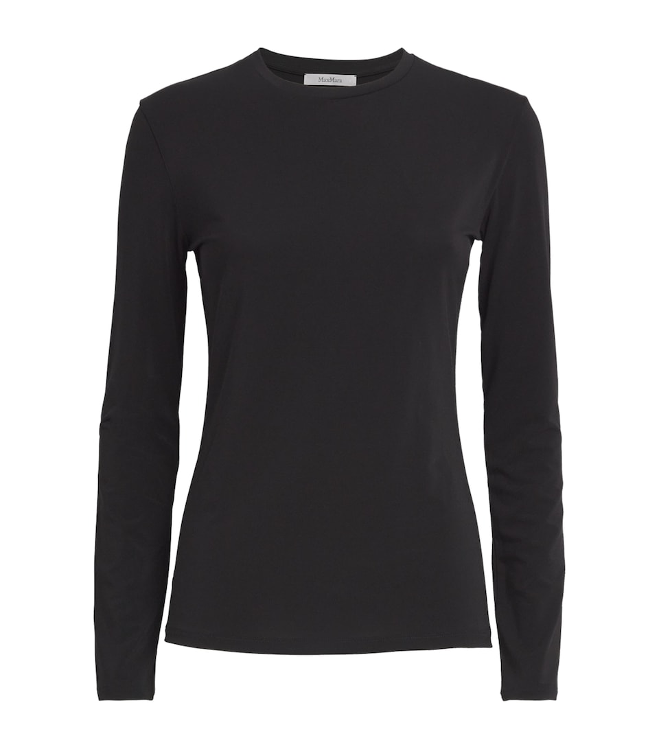 Knitted Crew-Neck Top