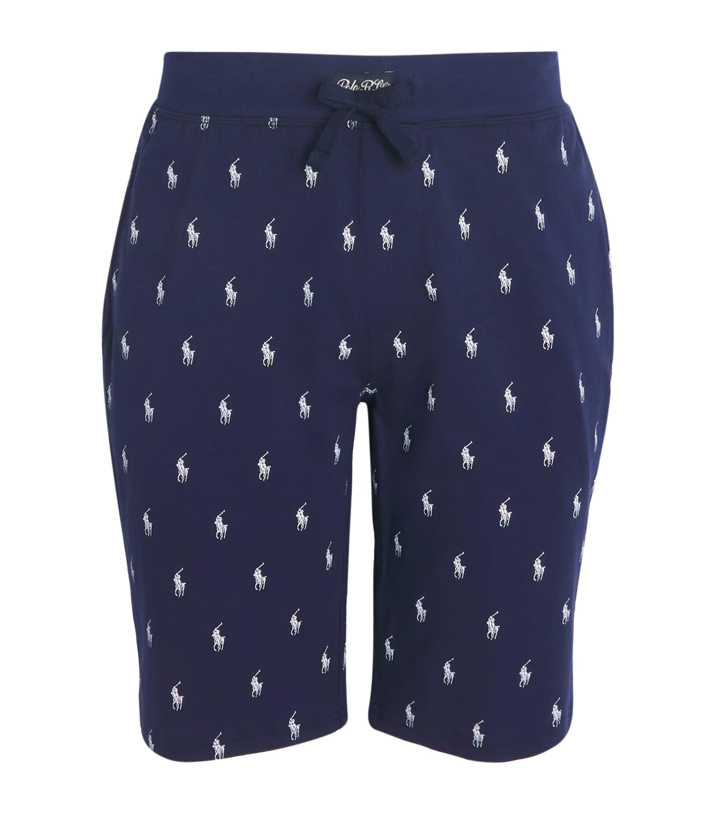 Cotton Polo Pony Pyjama Shorts