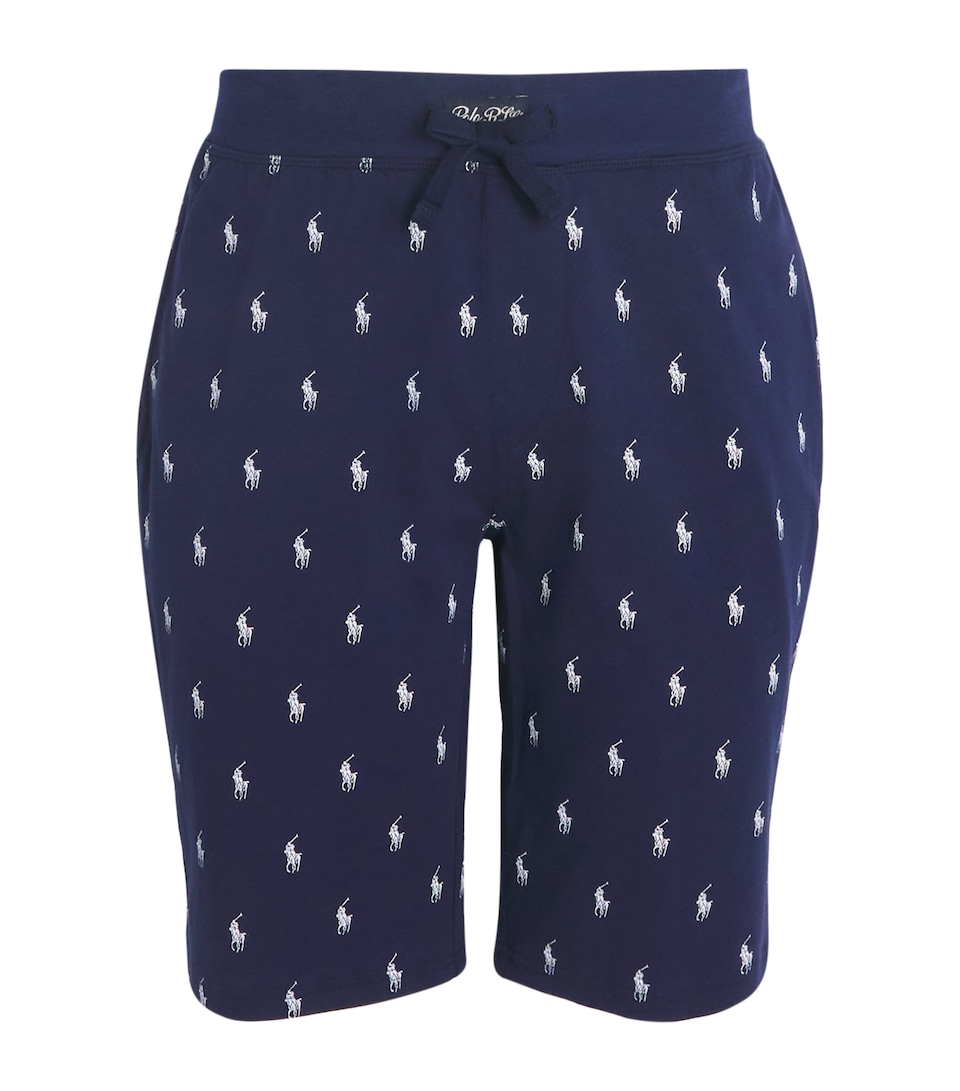 Cotton Polo Pony Pyjama Shorts