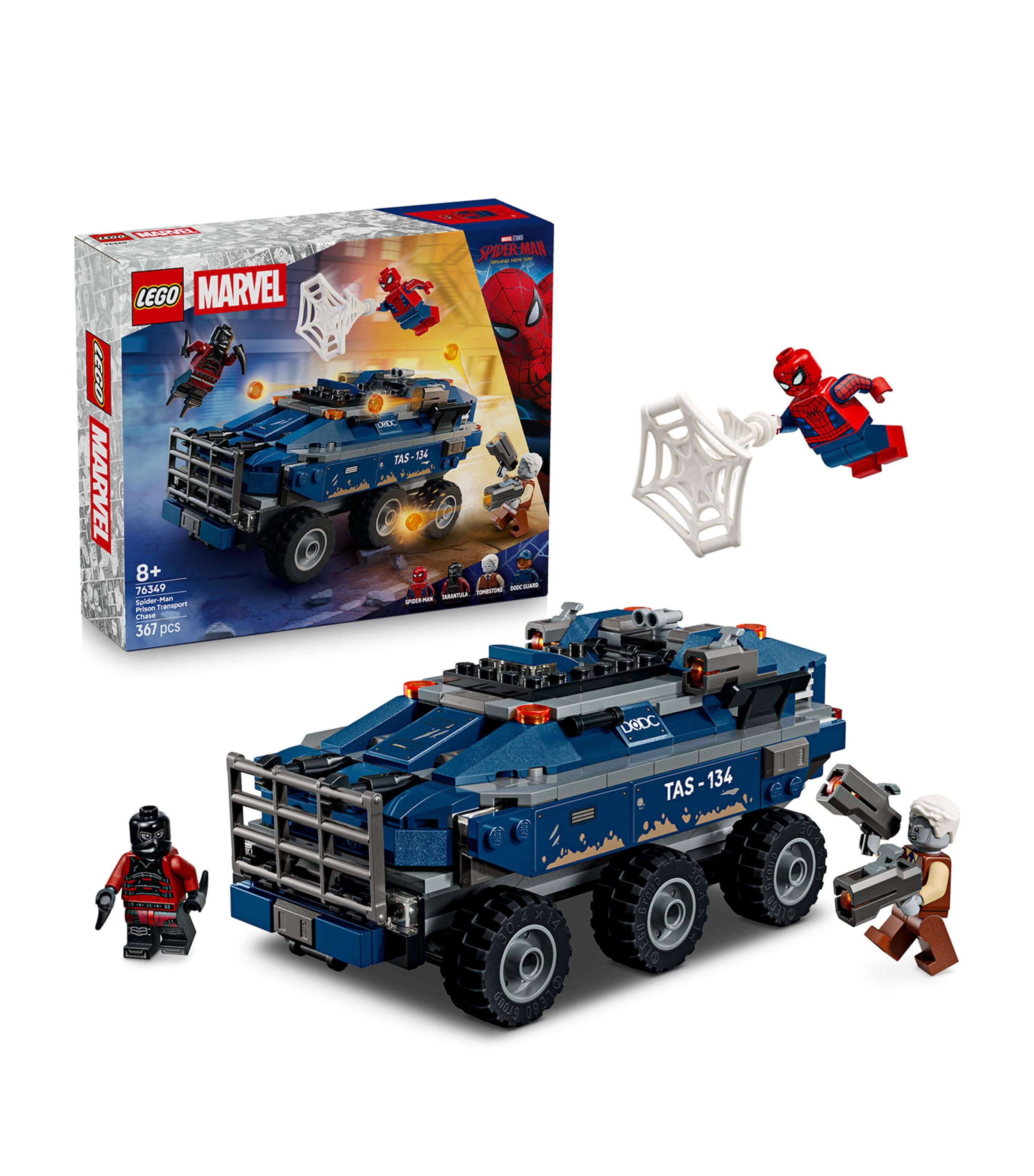 Lego Marvel Spider-Man Prison Transport Chase 76349