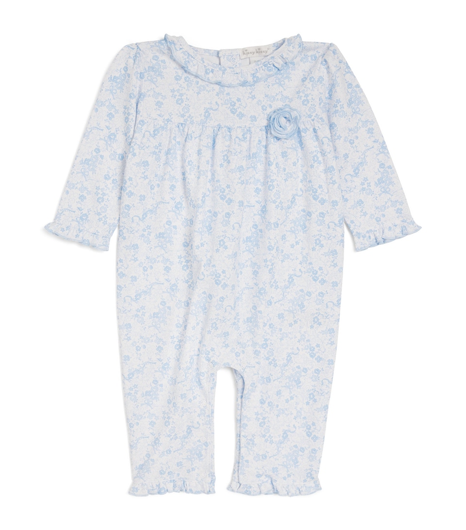Cotton Old English Roses All-In-One (0-24 Months)