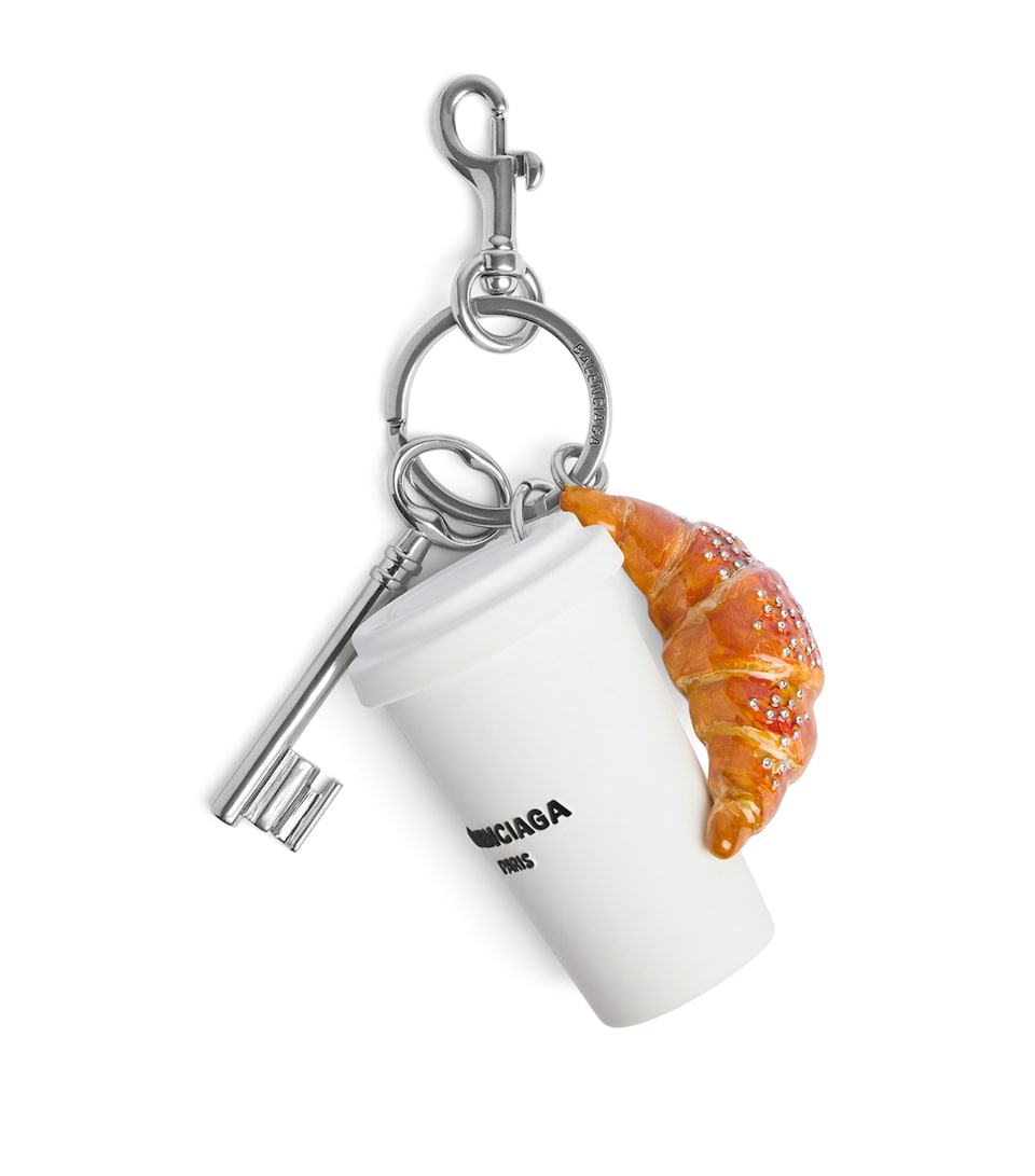 Balenciaga Coffee Cup Bag Charm