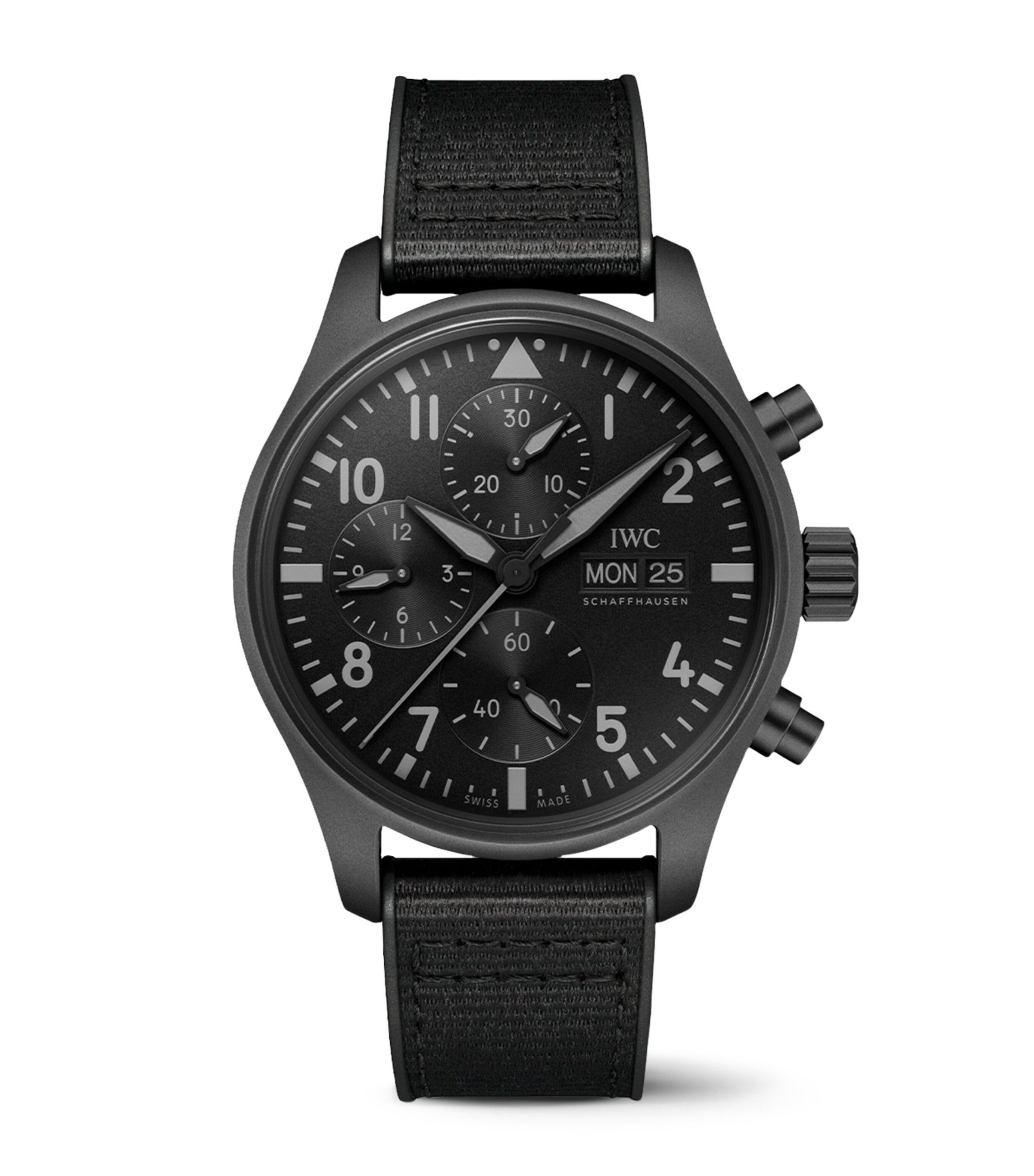 IWC Schaffhausen Ceratanium Top Gun Pilot's Watch 41mm Black