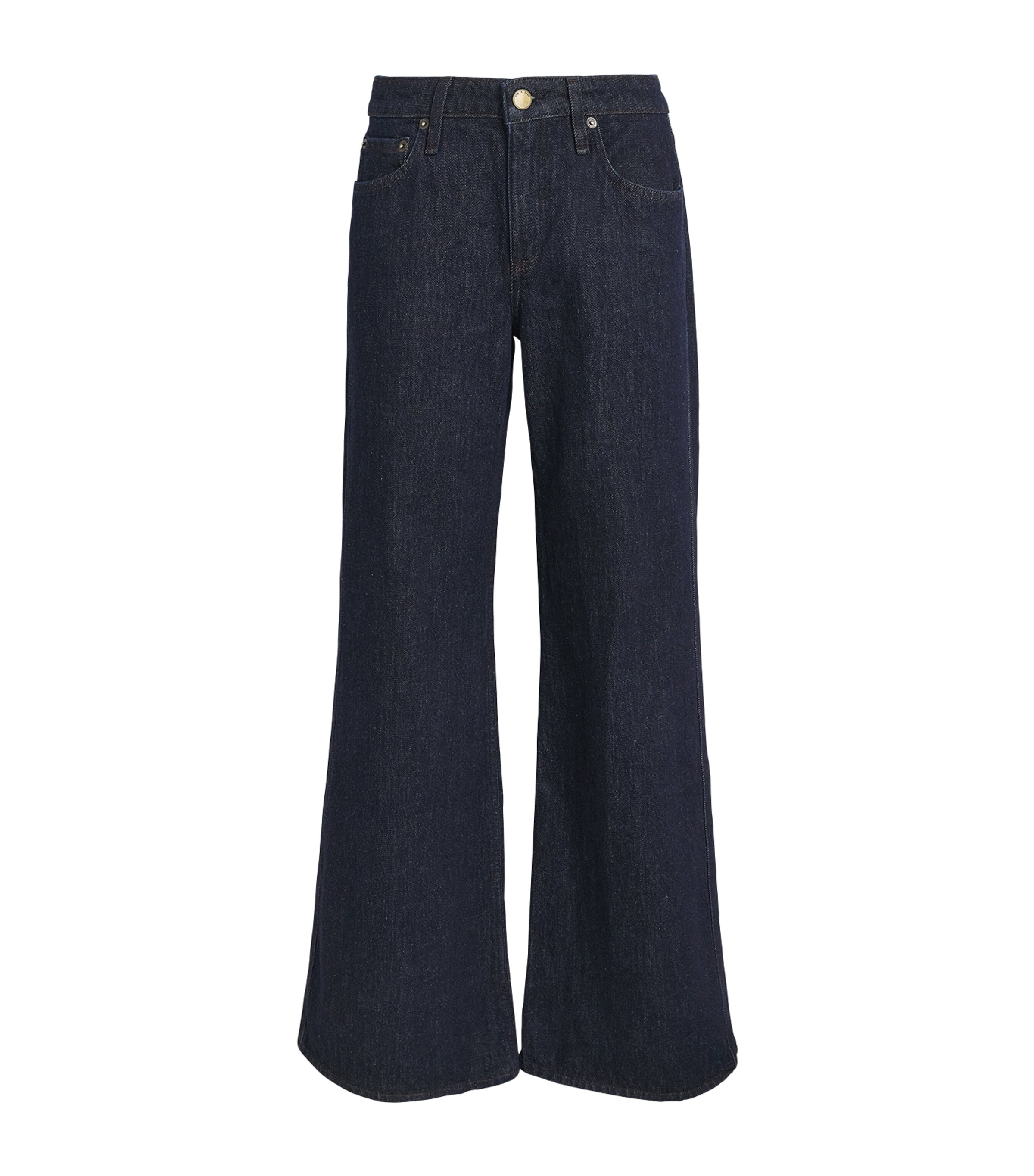 Rag & Bone Womens Josie Mid-Rise Flared Jeans Darkrinse