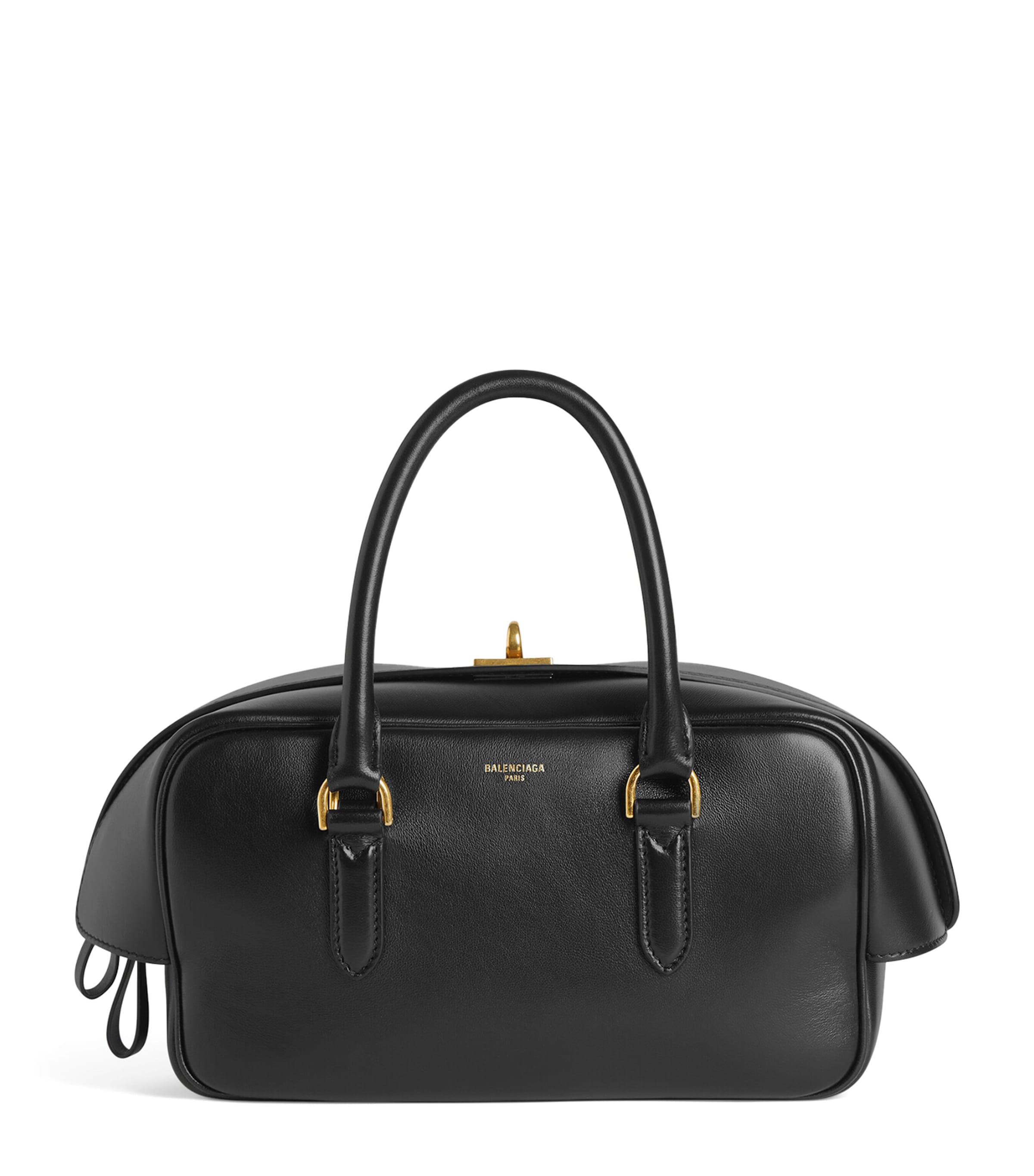 Balenciaga Lambskin Le 7 Top-Handle Bag