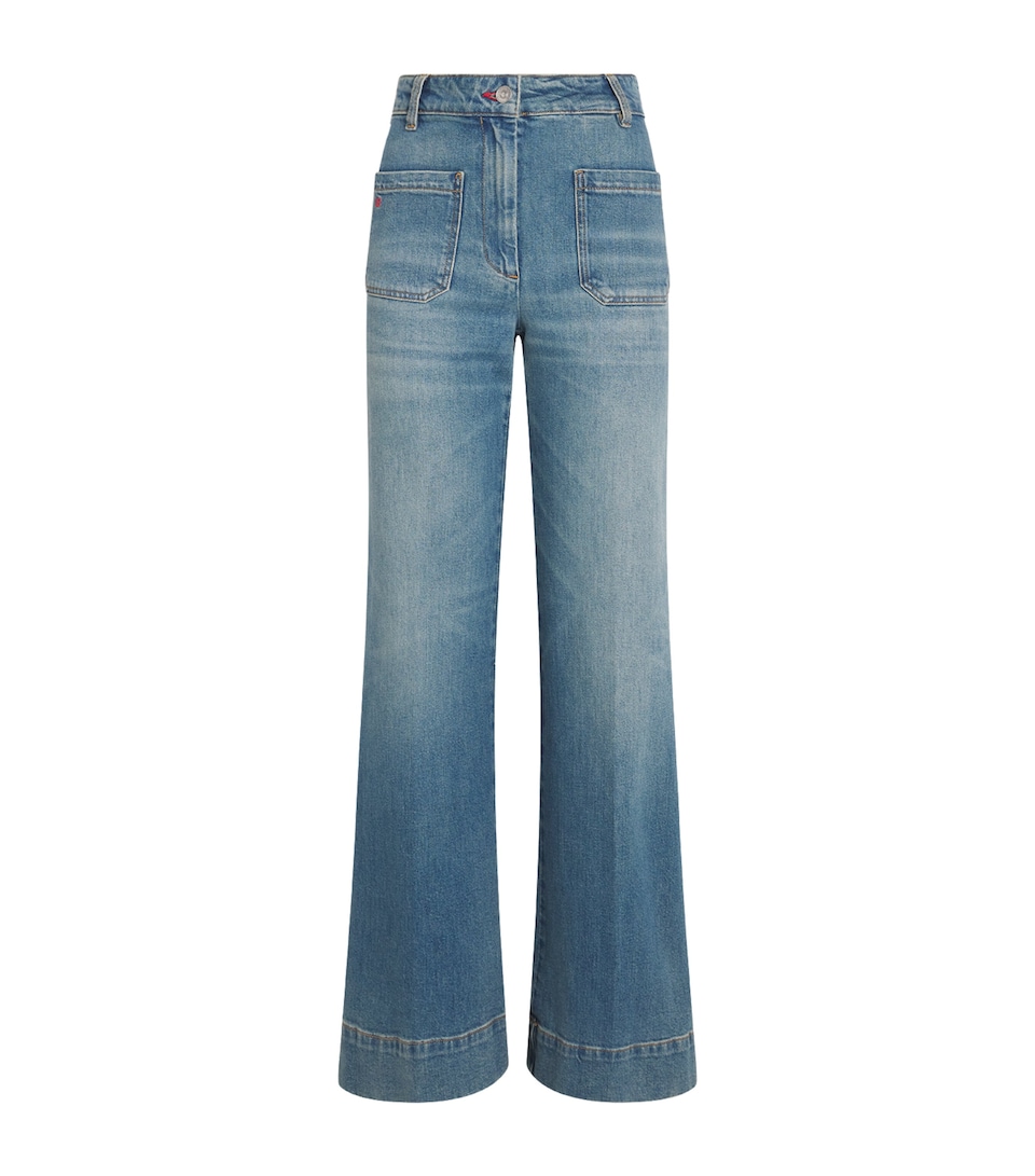 Alina High-Rise Straight Jeans