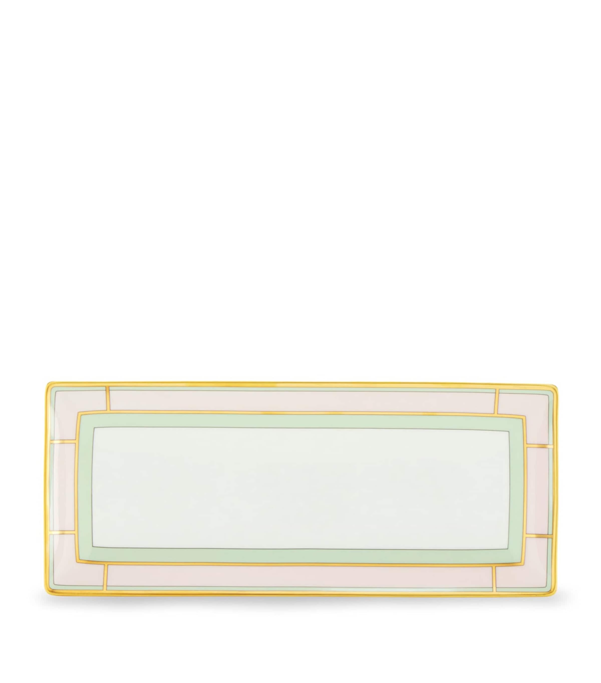 GINORI 1735 Porcelain Colonna Diva Rectangular Change Tray (28cm)