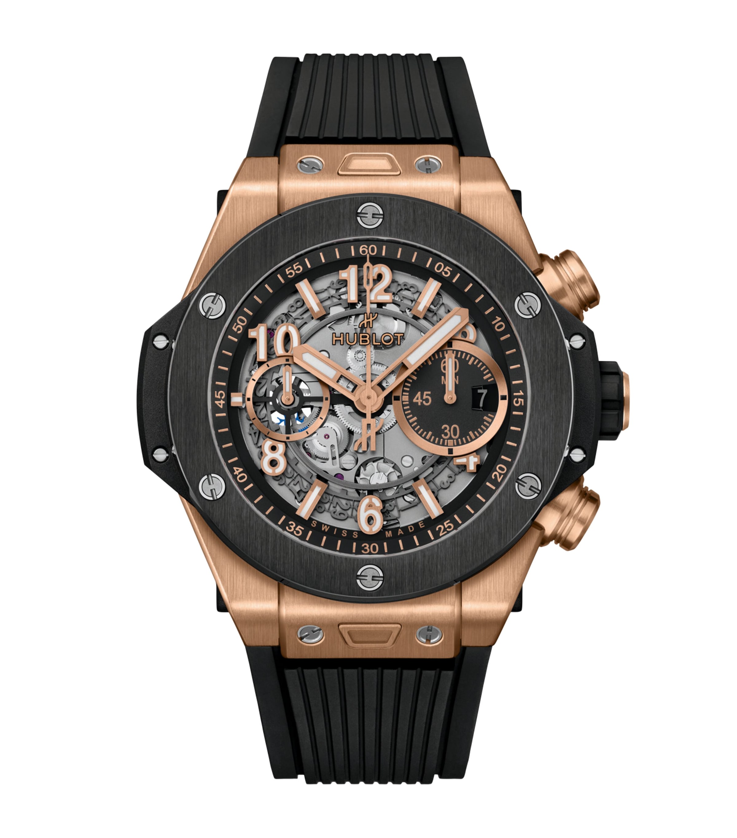 King Gold Big Bang Unico Chronograph Watch 44mm