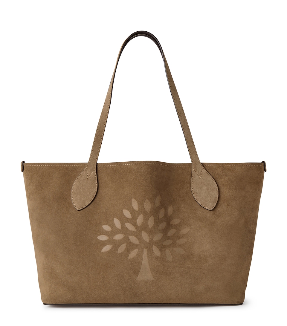 Suede Tree Tote Bag