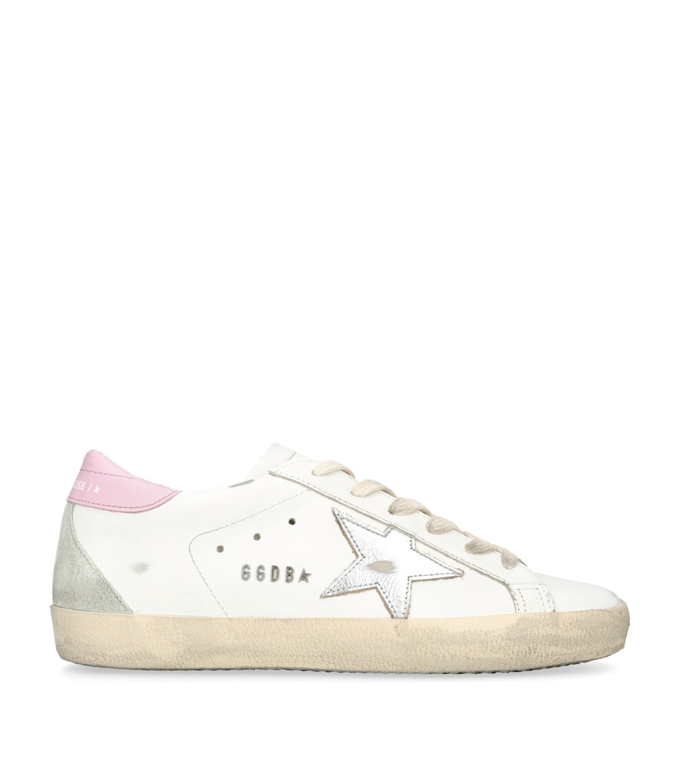 Golden Goose Leather Super-Star Sneakers White/oth