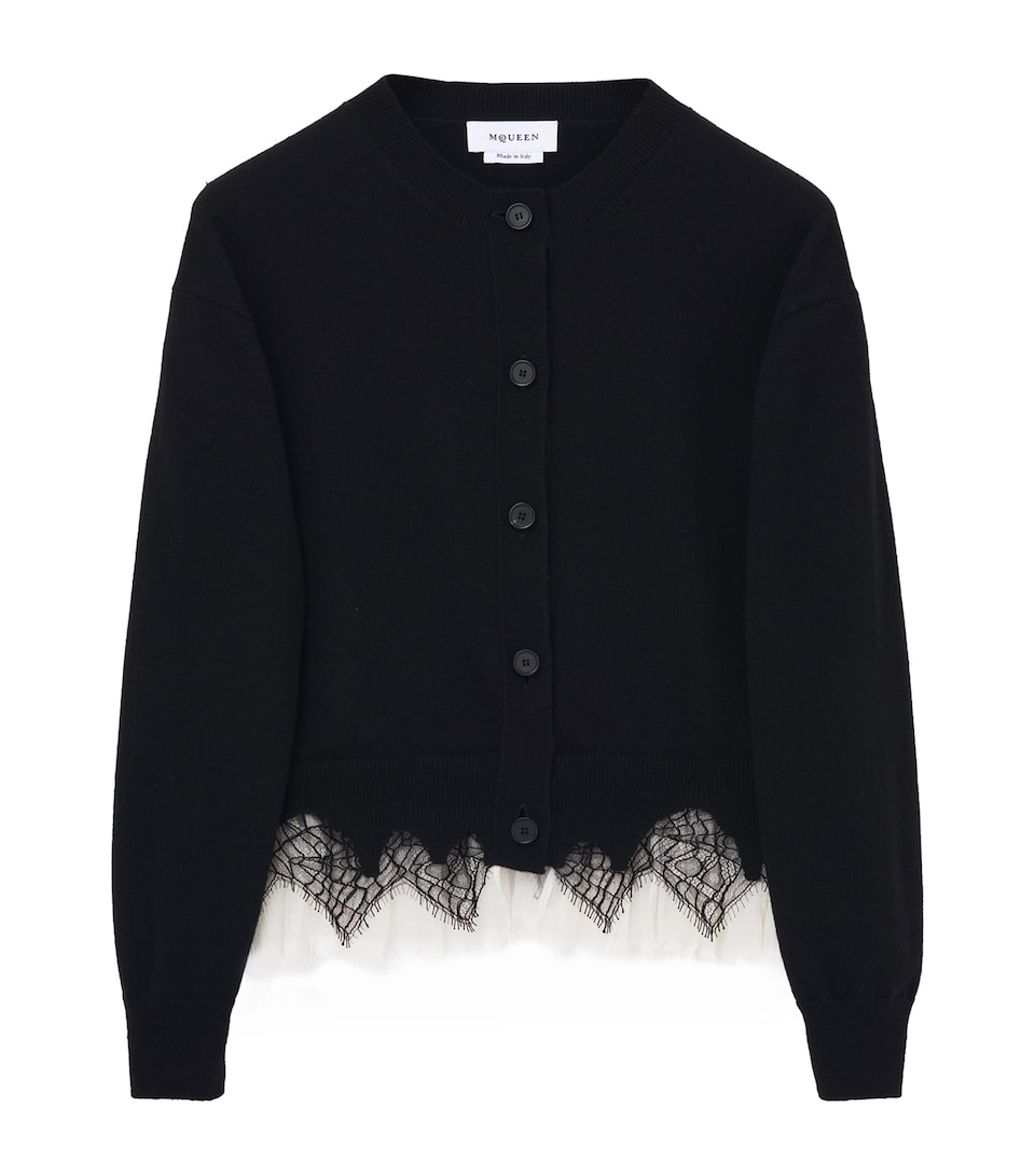 Wool-Cashmere Cobweb Cardigan