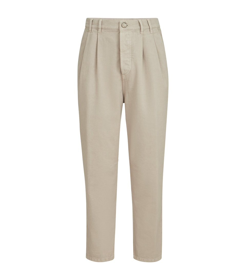 Brunello Cucinelli Mens Cotton Denim Five-Pocket Trousers