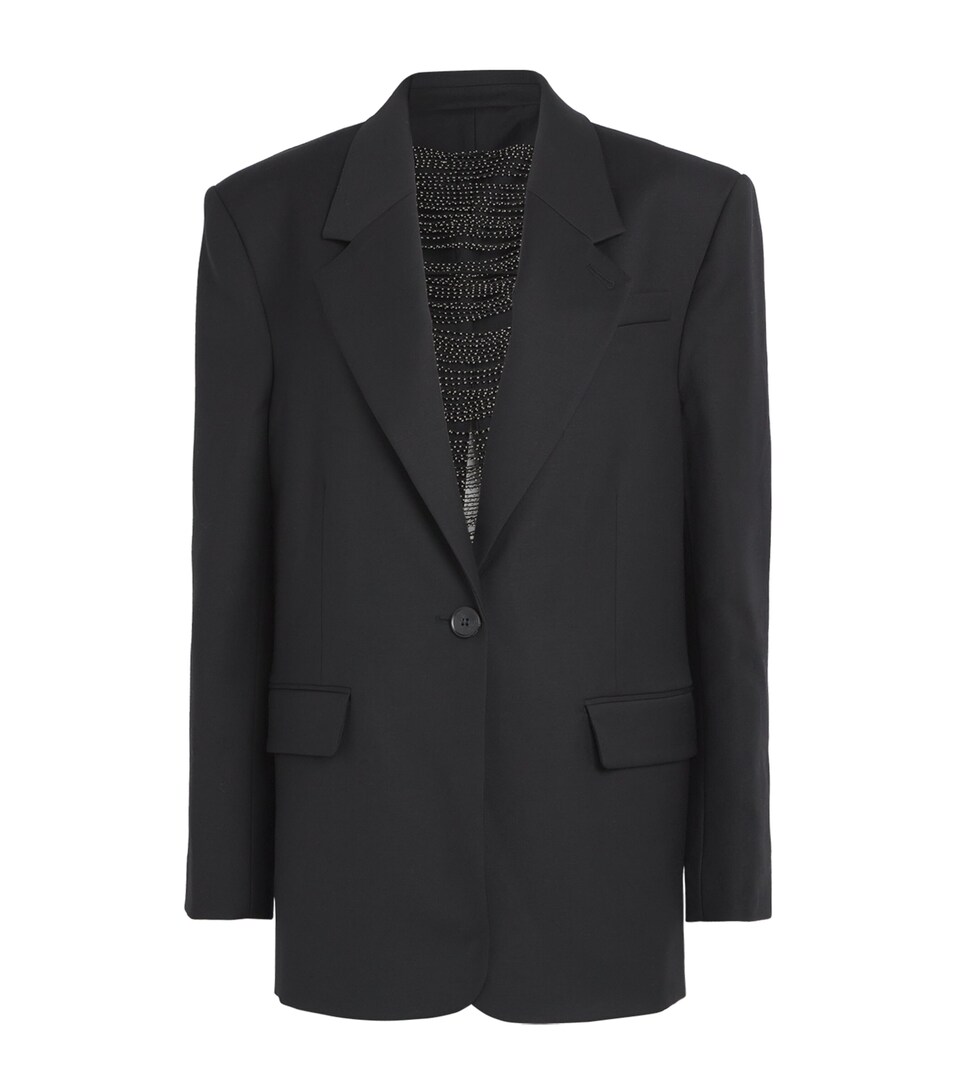 Wool-Blend Edie Blazer