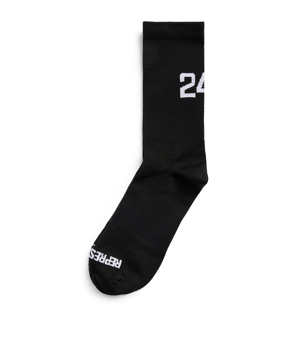 Represent 247 Mens 247 Numbers Socks Jet Black