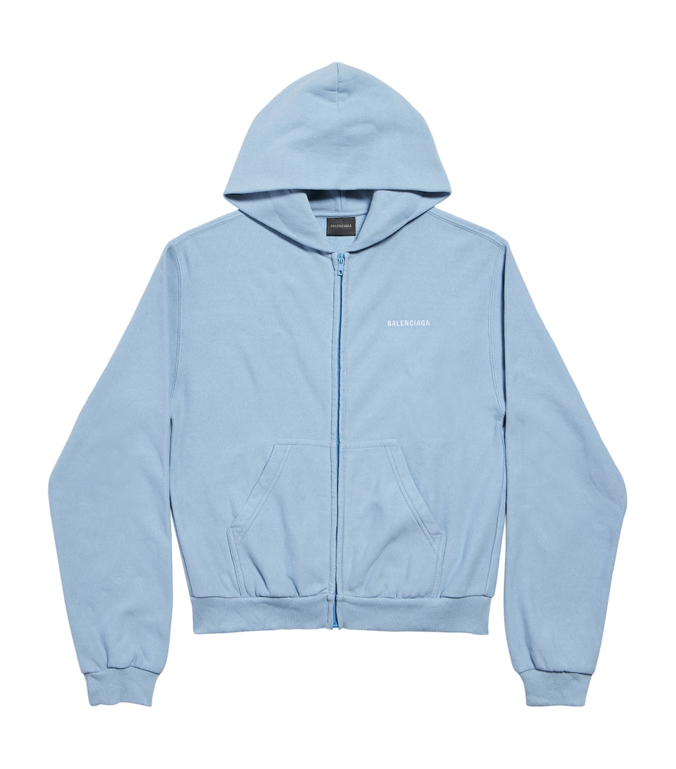 Cotton Zip-Up Hoodie
