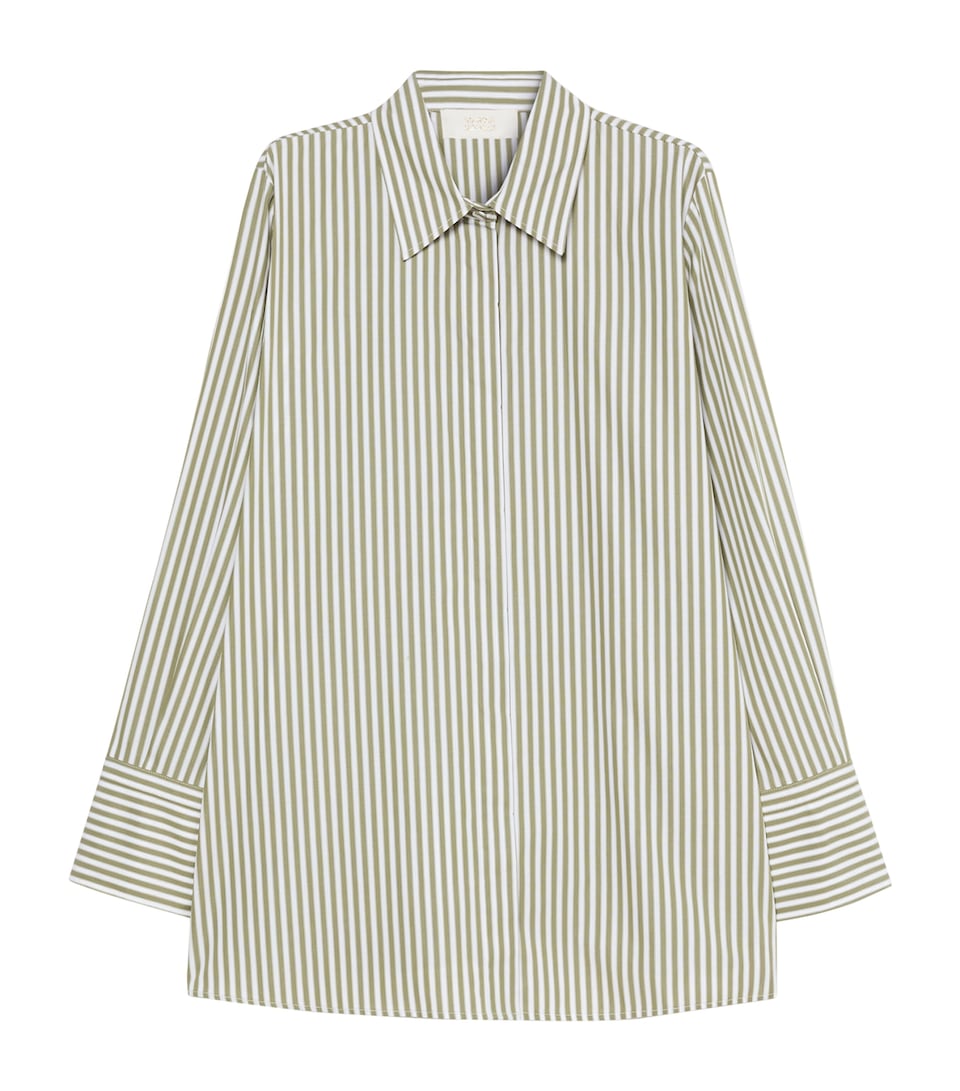 Marina Rinaldi Womens Cotton Shirt Kaki