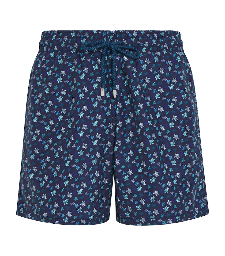 Micro Turtle Print Moorea Swim Shorts