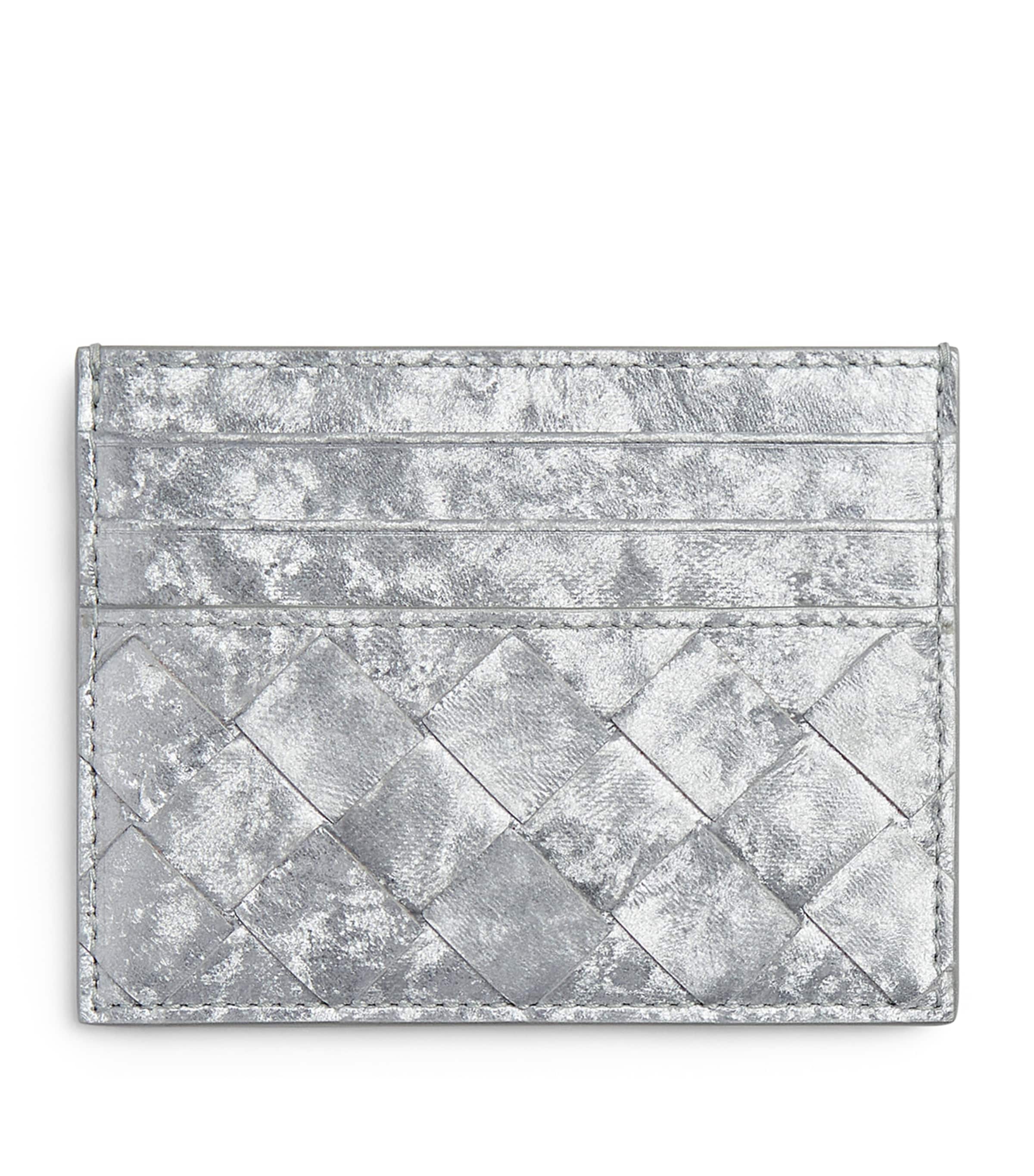 Lambskin Intrecciato Card Holder