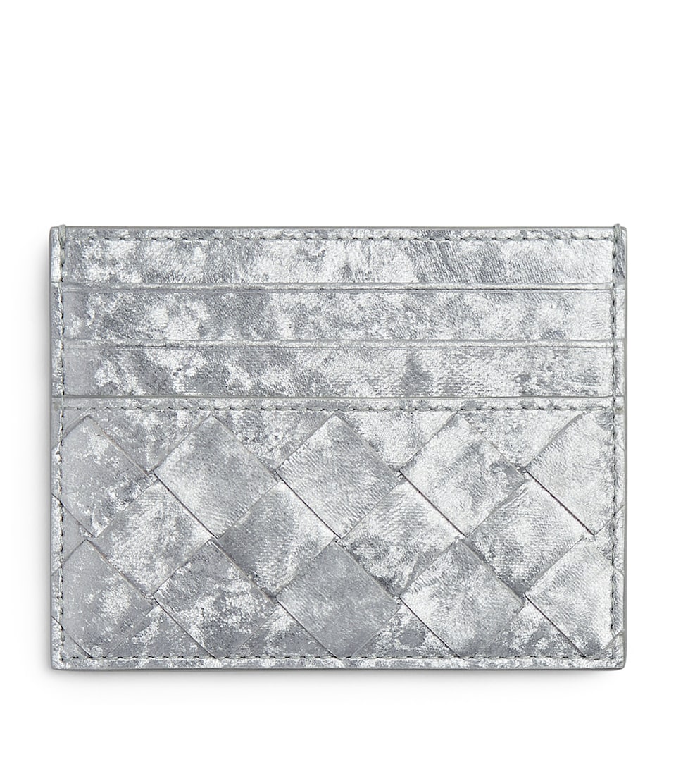 Lambskin Intrecciato Card Holder
