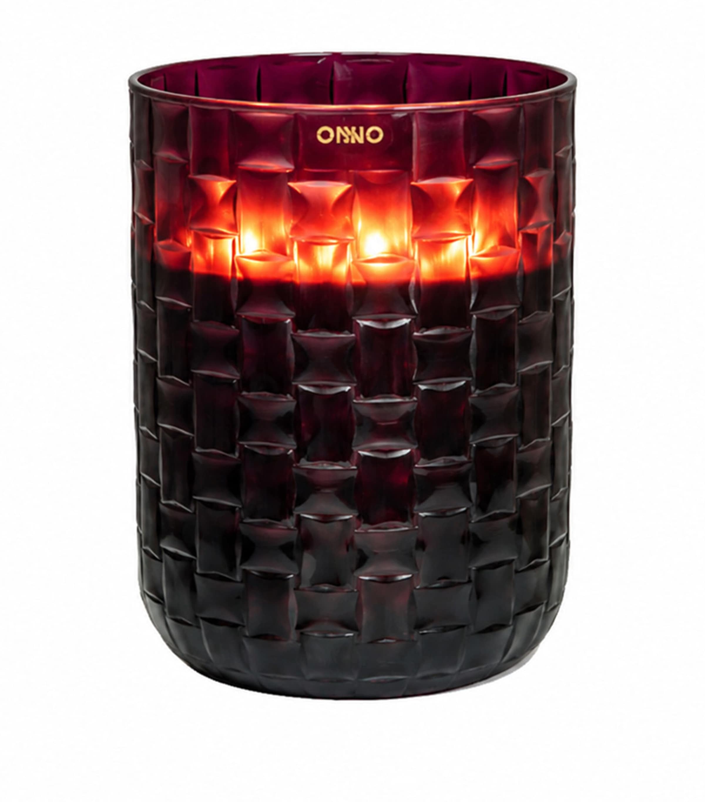 Onno Extra Large Chess Burgundy Cashmere Candle Burgundy
