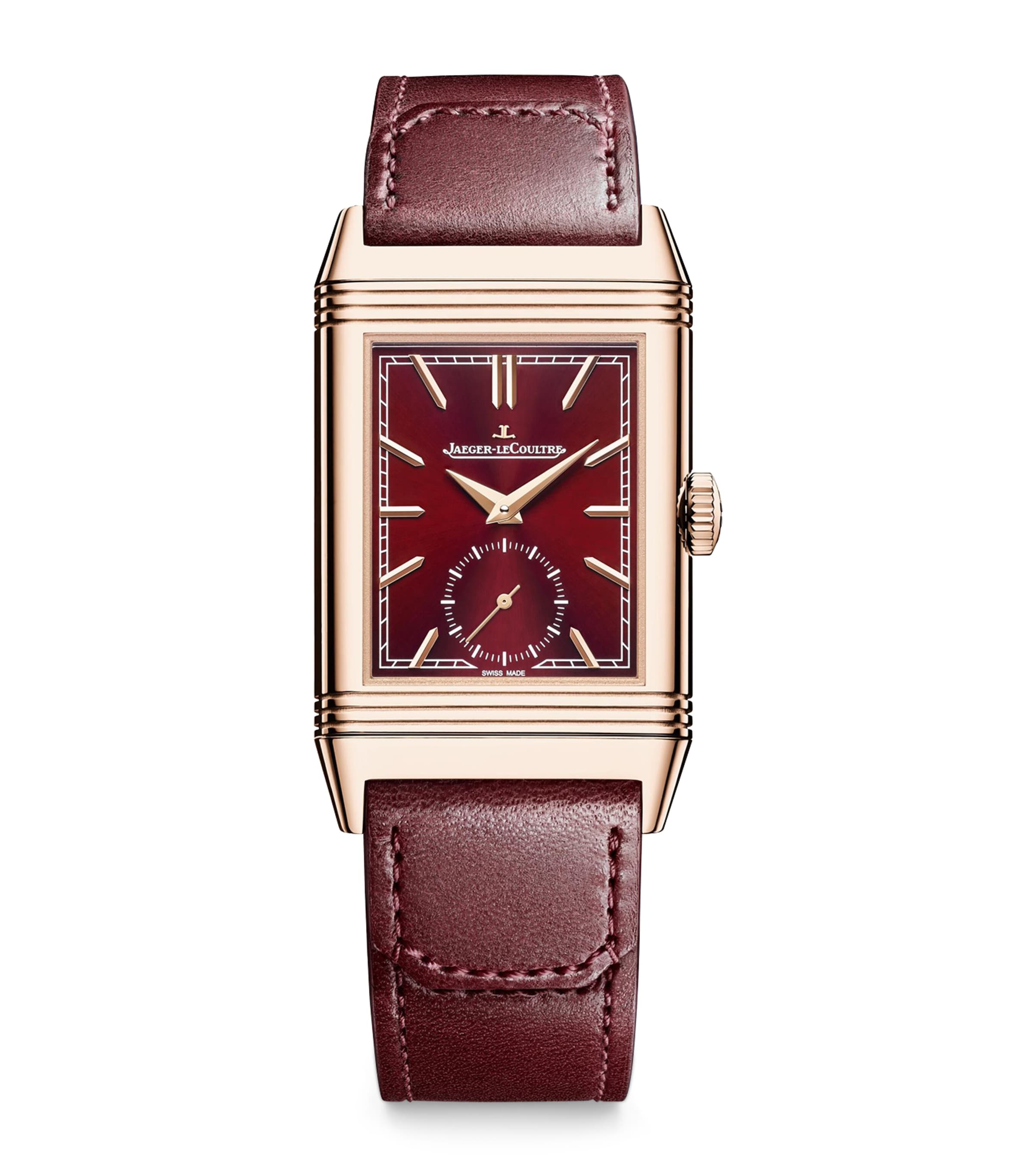 Rose Gold Reverso Tribute Small Seconds Watch 27.4mm