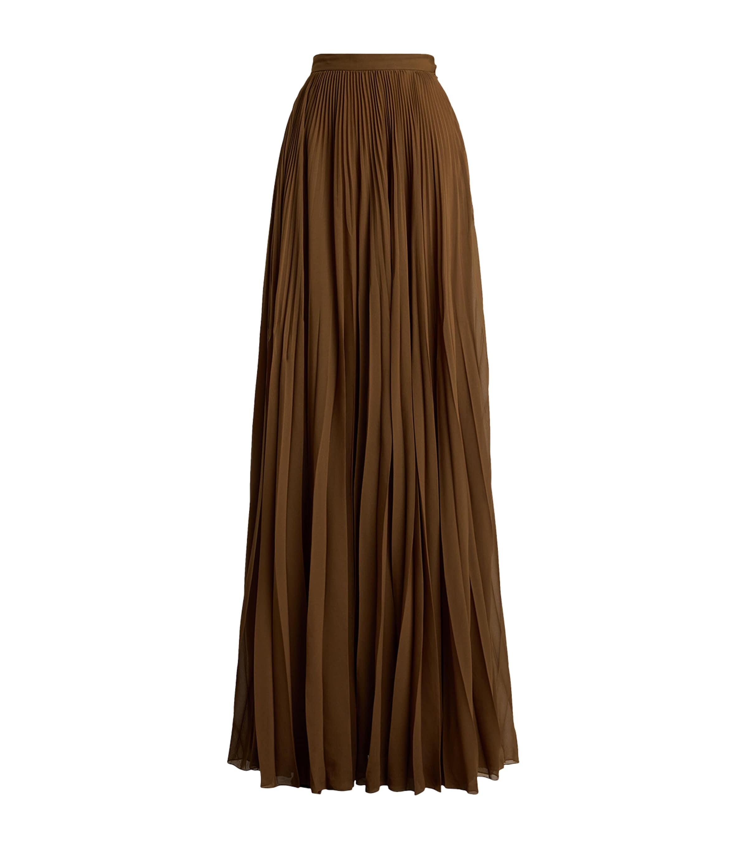 Chiffon Pleated Marsha Maxi Skirt