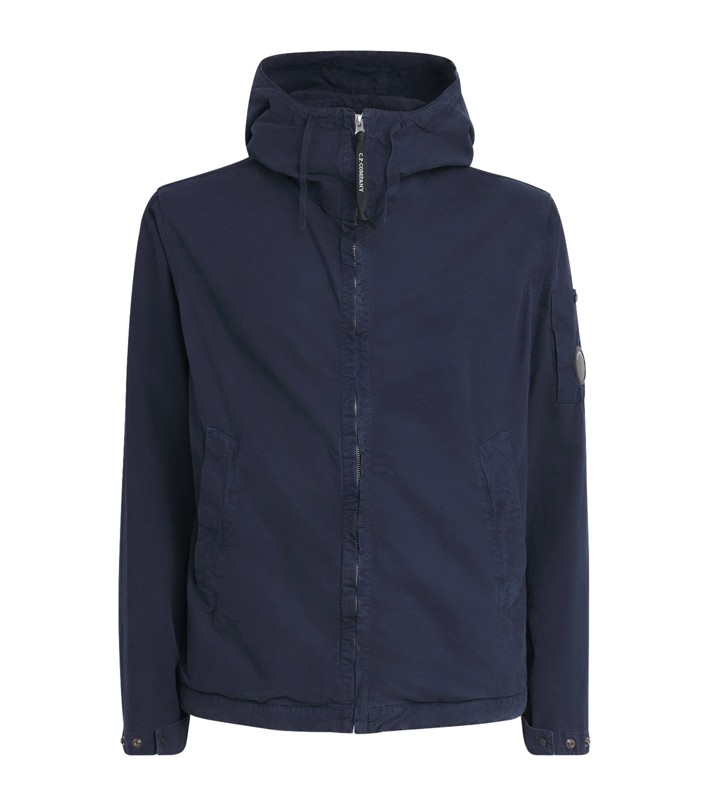 C.P. Company Mens Micro-Reps Garment-Dyed Jacket