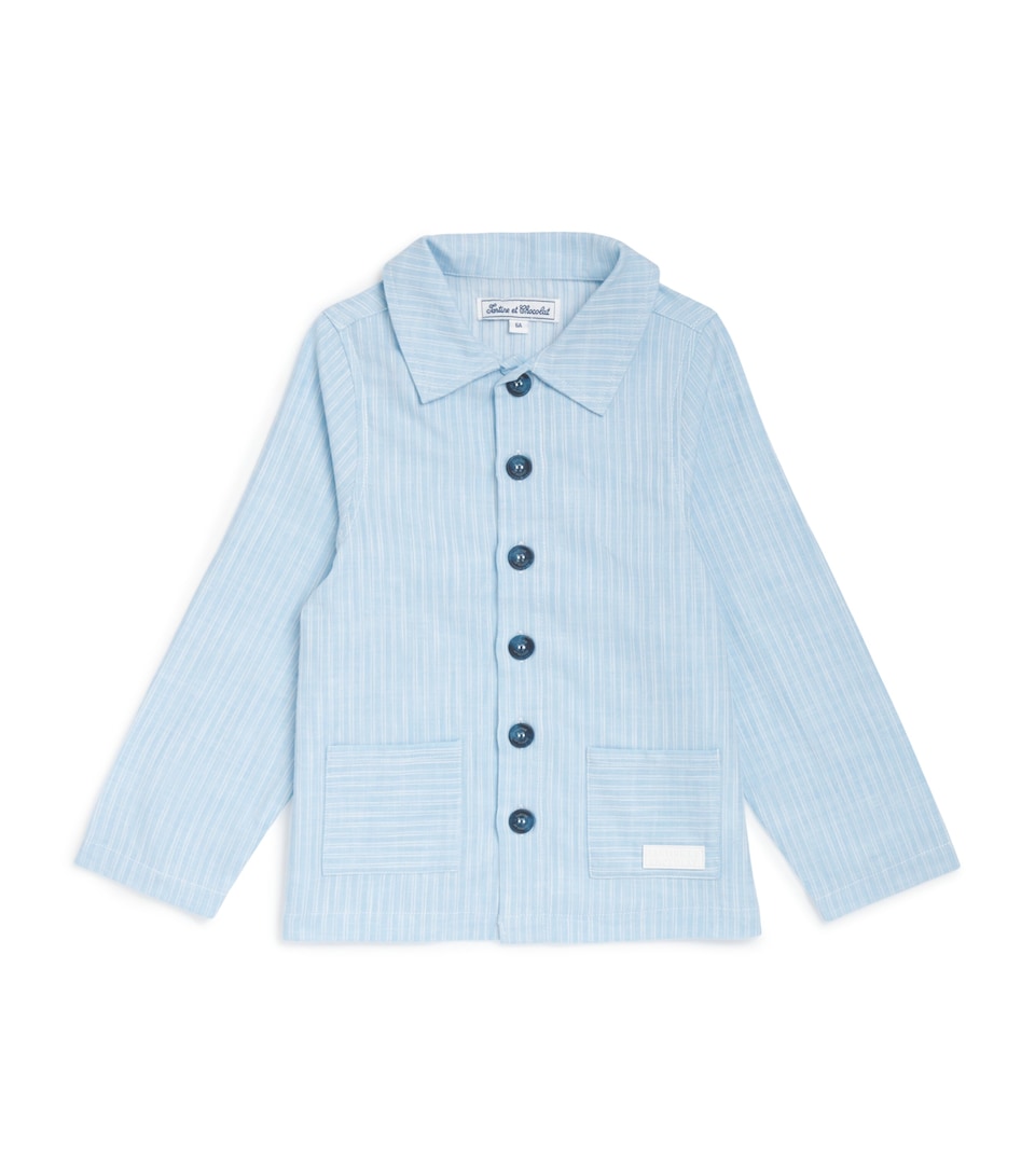 Cotton Stripe Shirt (5-12 Years)