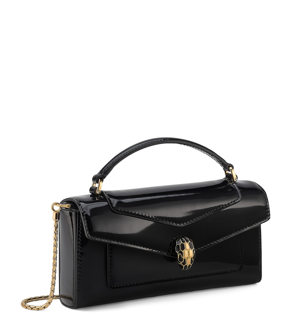Patent Leather Serpenti Forever Cross-Body Phone Bag