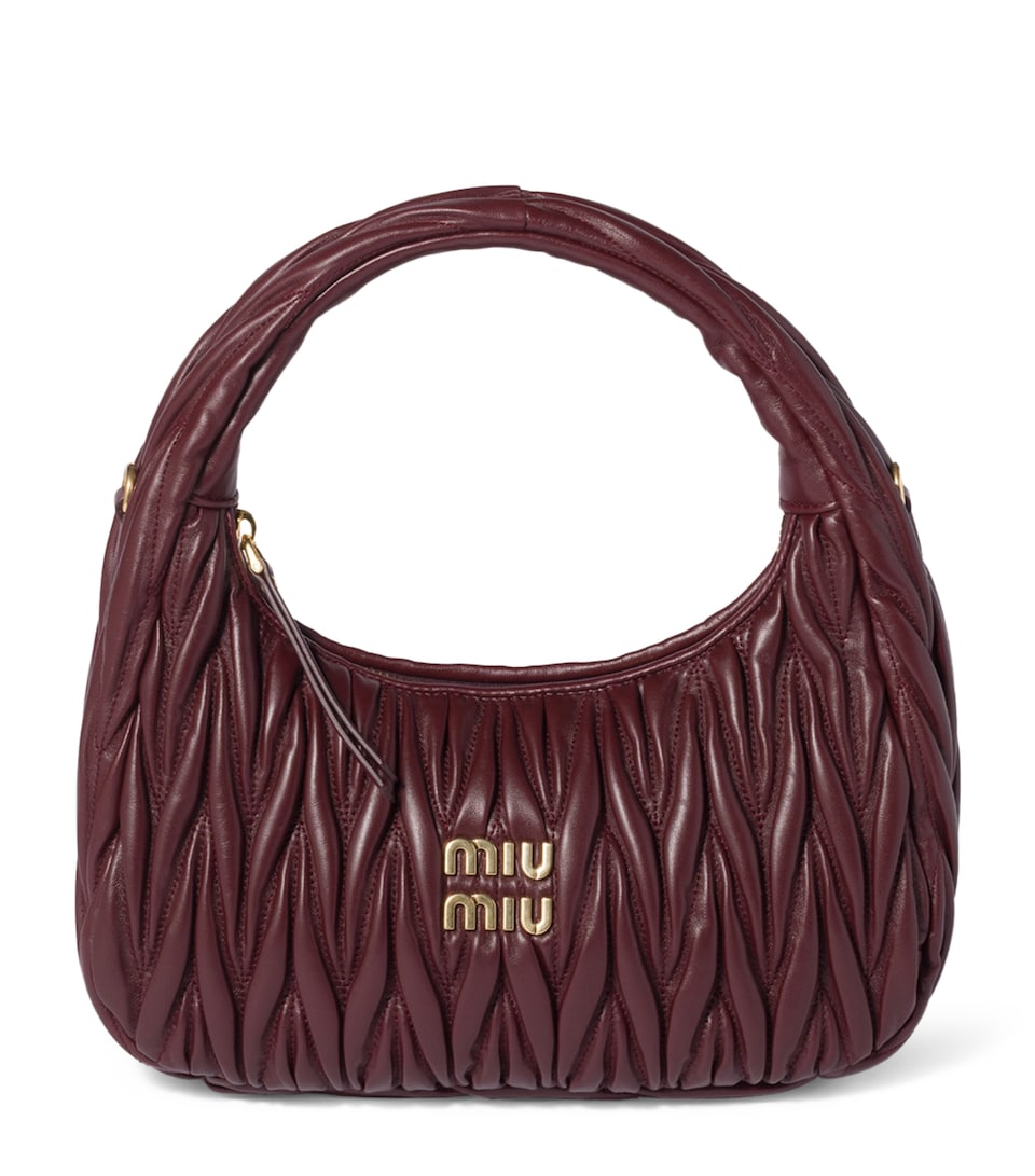 Matelassé Leather Wander Top-Handle Bag