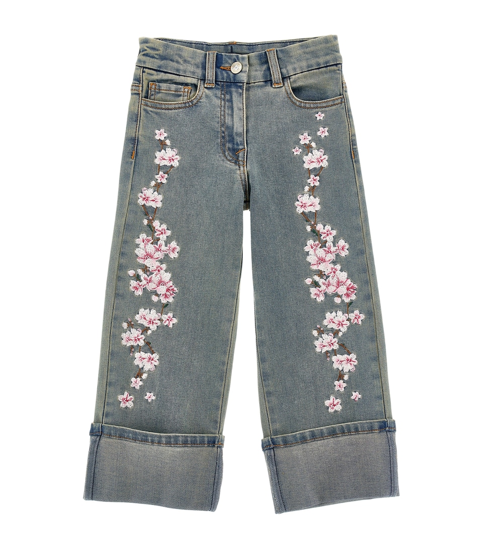 Embroidered Straight Jeans (2-16 Years)