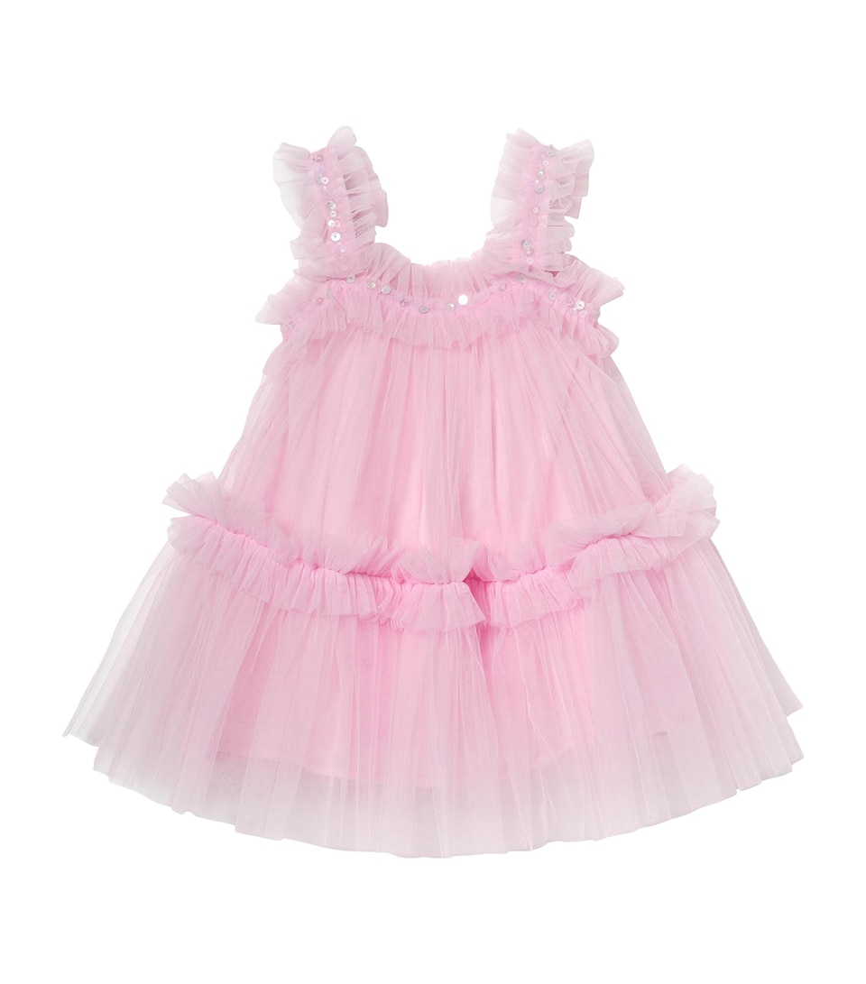 Tutu Du Monde Tulle Petit Four Dress (0-24 Months) Pink Perfume